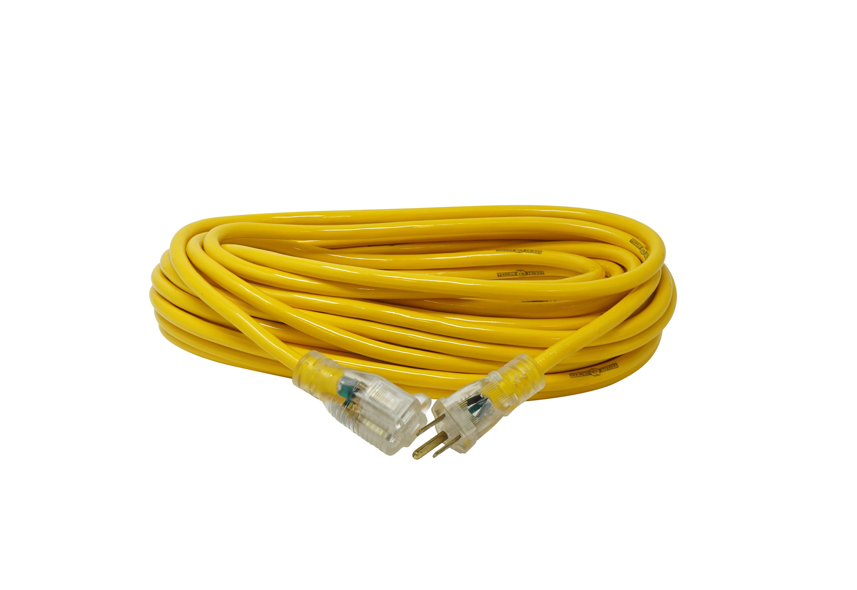 50ft 14Awg 3-Outlet SJTOW UL Retractable Cord Reel (Yellow) - WattsWire