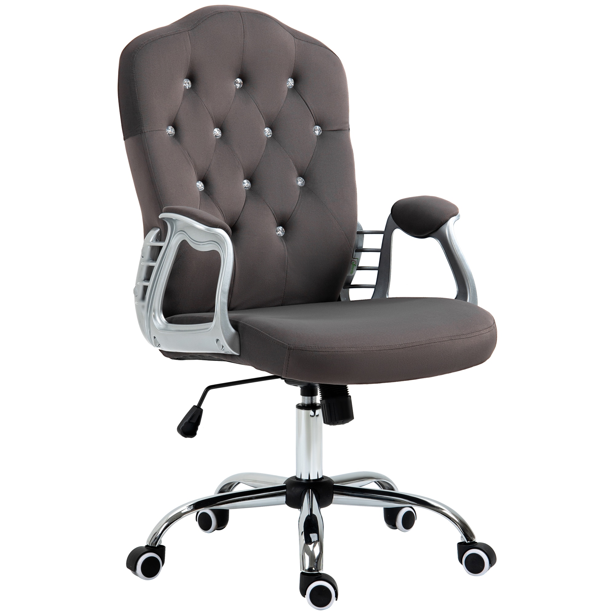 Maocao Hoom JLP160369 Gray Contemporary Ergonomic Adjustable Height Swivel Polyester Executive Chair