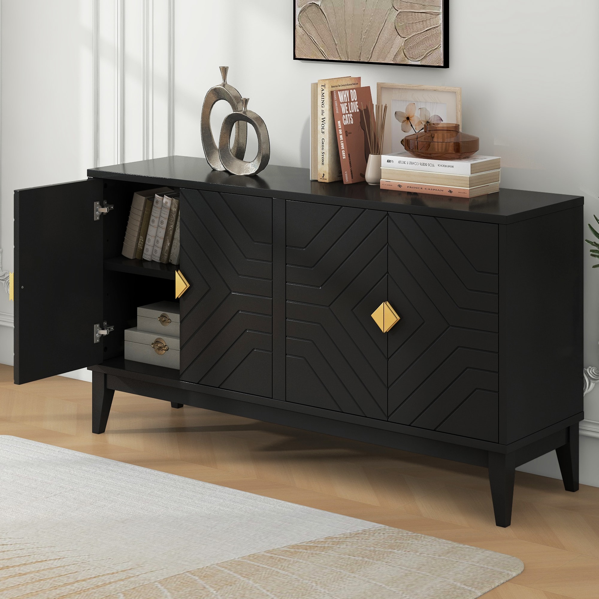 Christopher Knight Home 321465 Harper Elegant Storage Sideboard