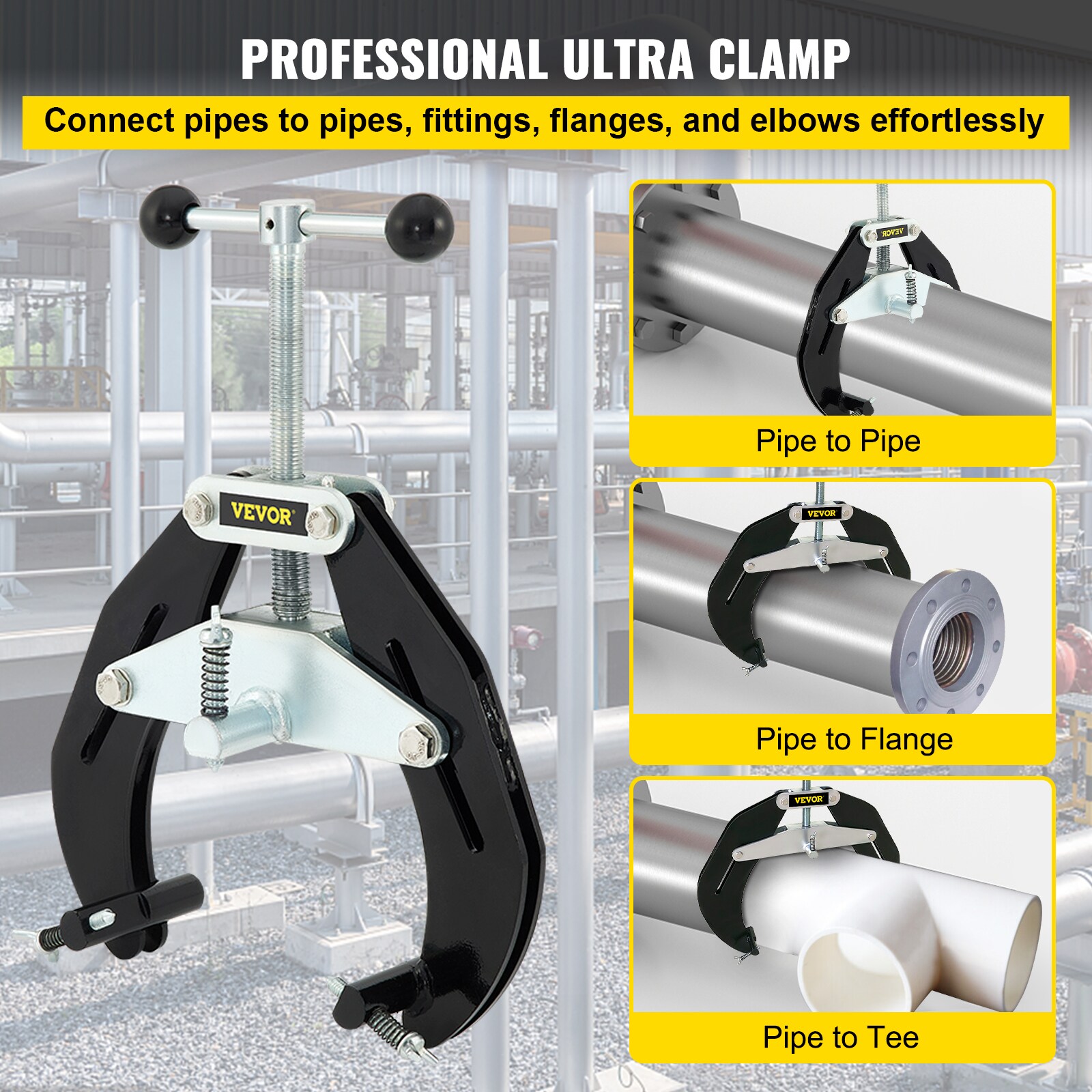 VEVOR HJDGQYCBDD2-6SEUMV0 Pipe-Support-Clamps - View #3