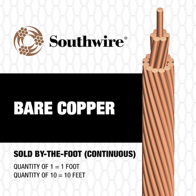 Ground Wire Stranded Bare Copper Feet Grounding Soft Oxygen Free Copper  Annealed