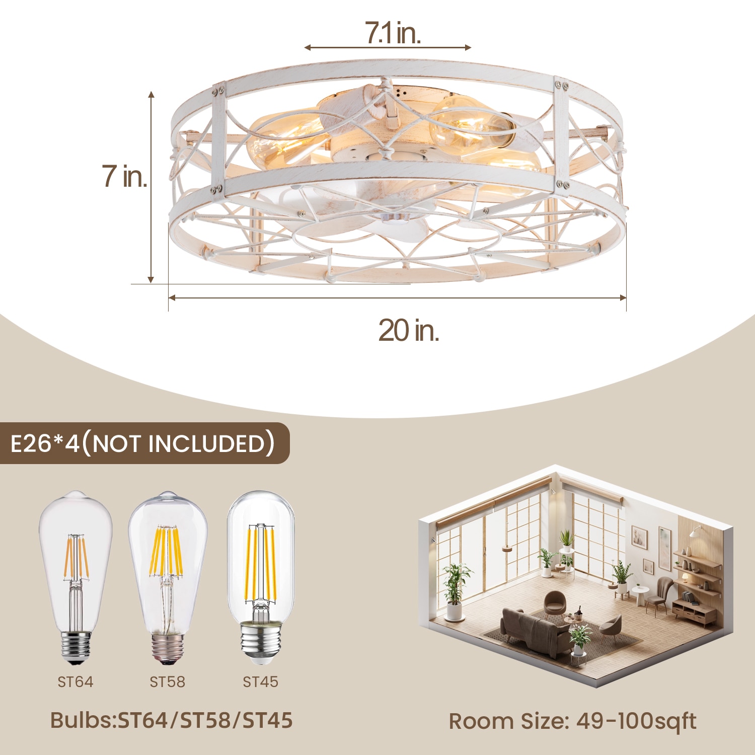 Breezary 24025-AW Ceiling-Fans - View #10