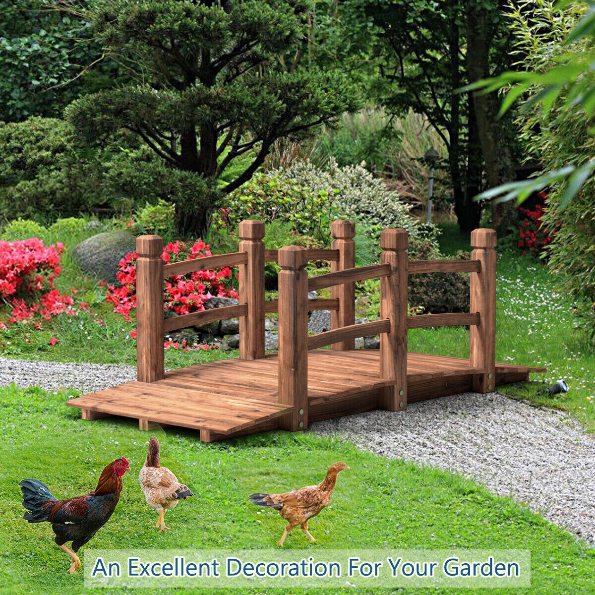 Costway OP2959 Garden-Bridges - View #5