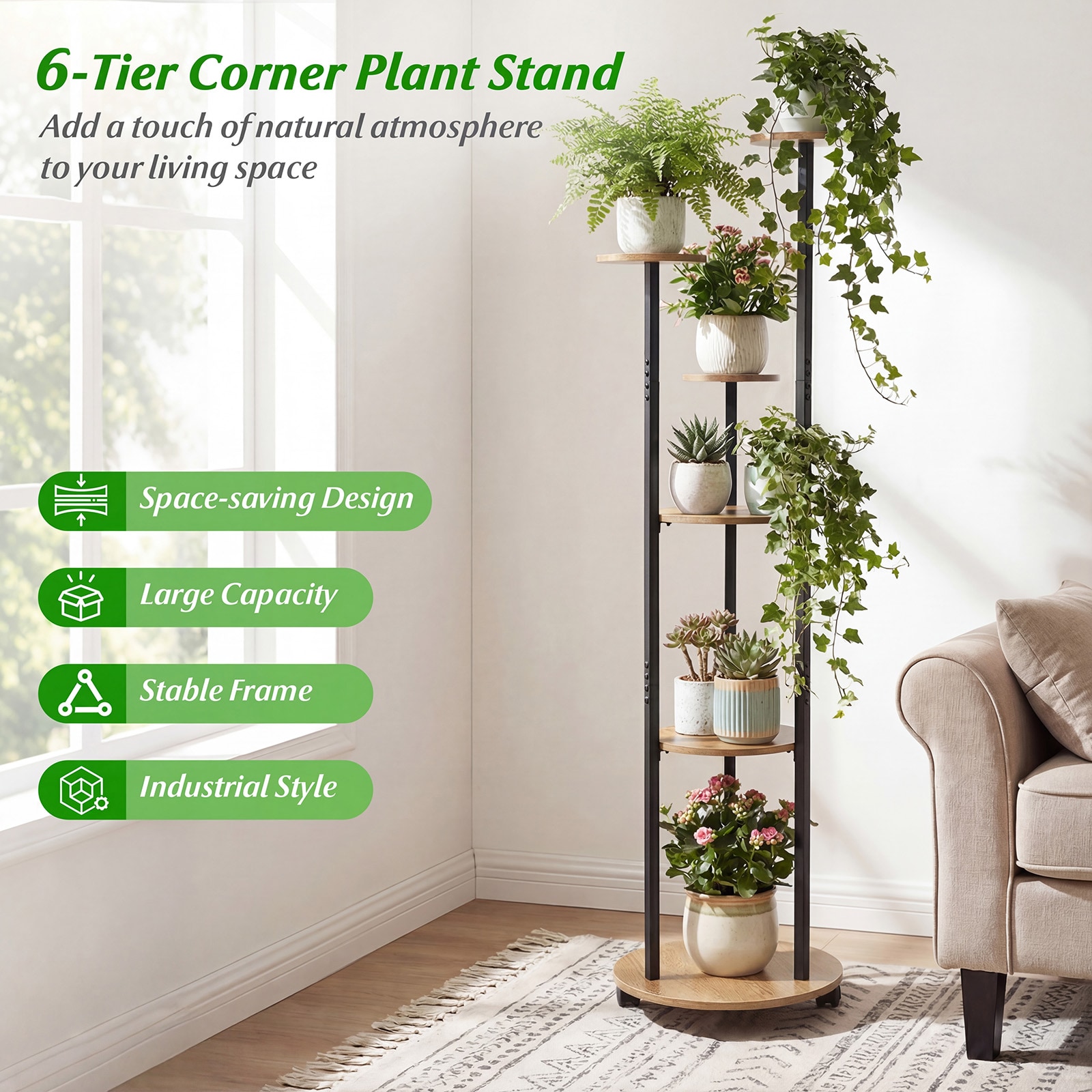 Slickblue D-CO-AN71401ZH Plant-Stand - View #4