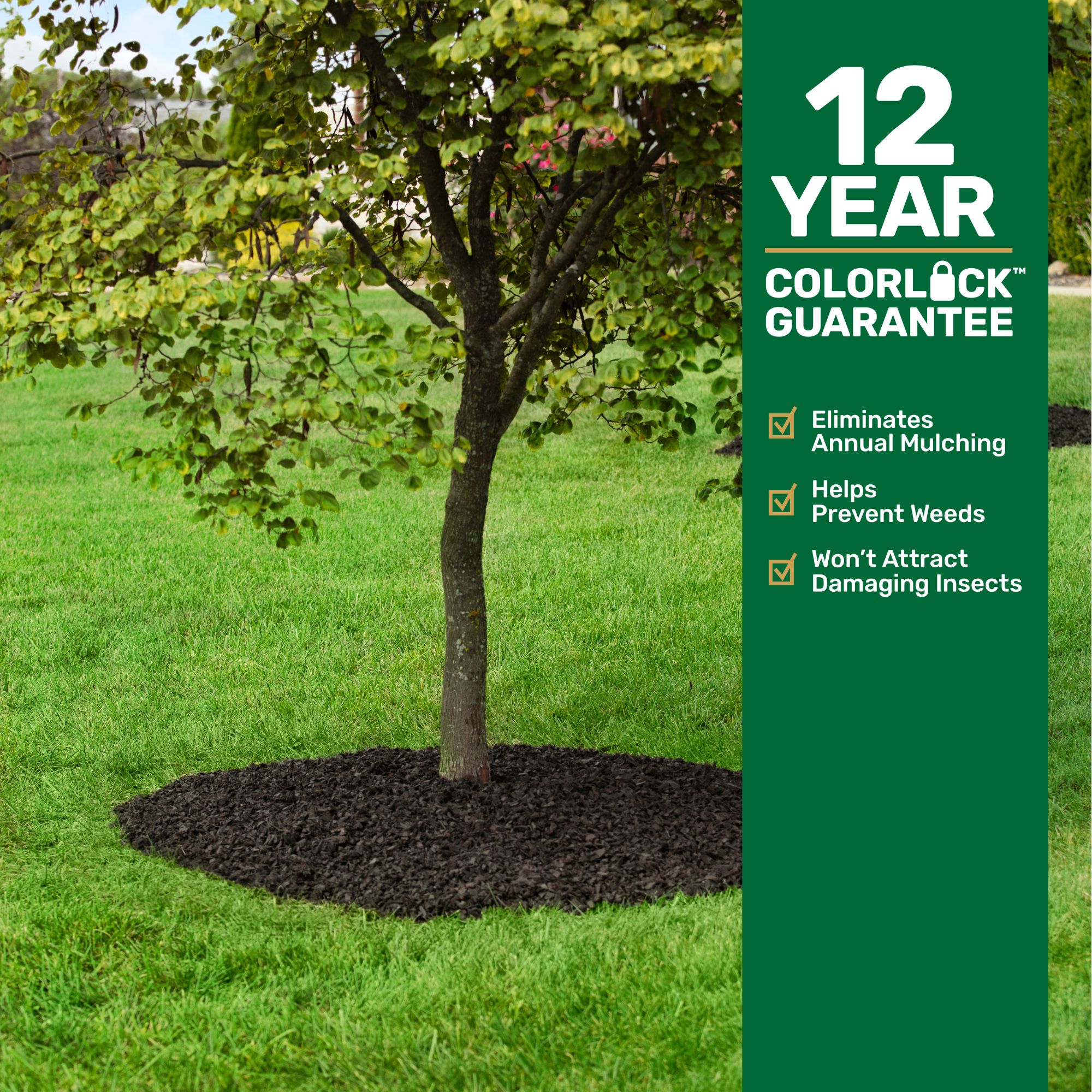 GroundSmart Premium Nugget 0.8-cu ft Black Rubber Mulch