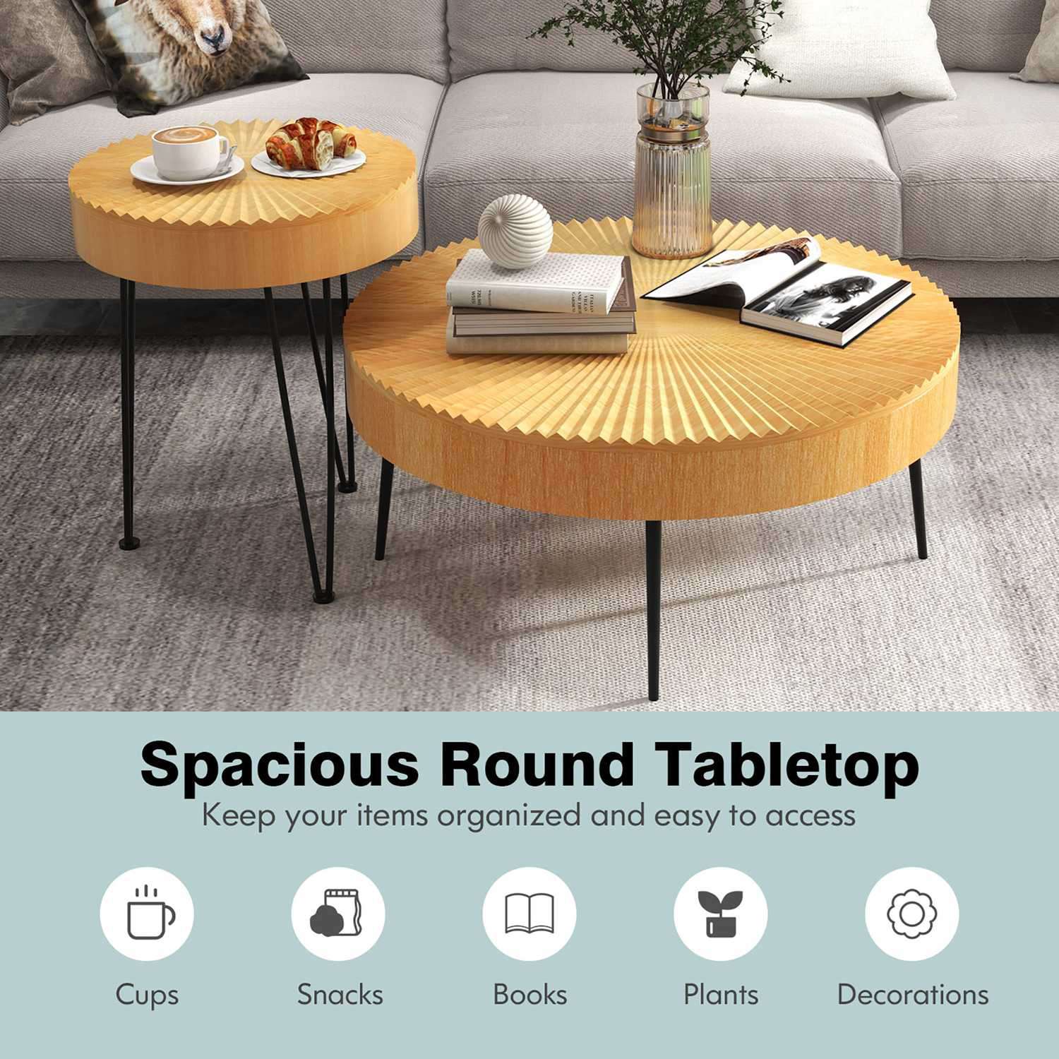 Costway CSHY003437 Coffee-Tables - View #8