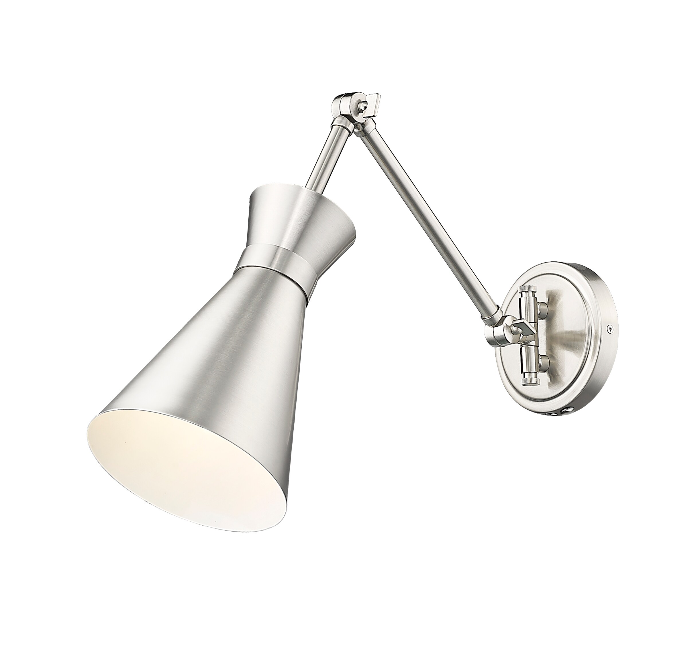 Z-Lite 351S-BN Soriano 6.25-in W 1 -Light Brushed Nickel Wall Sconce