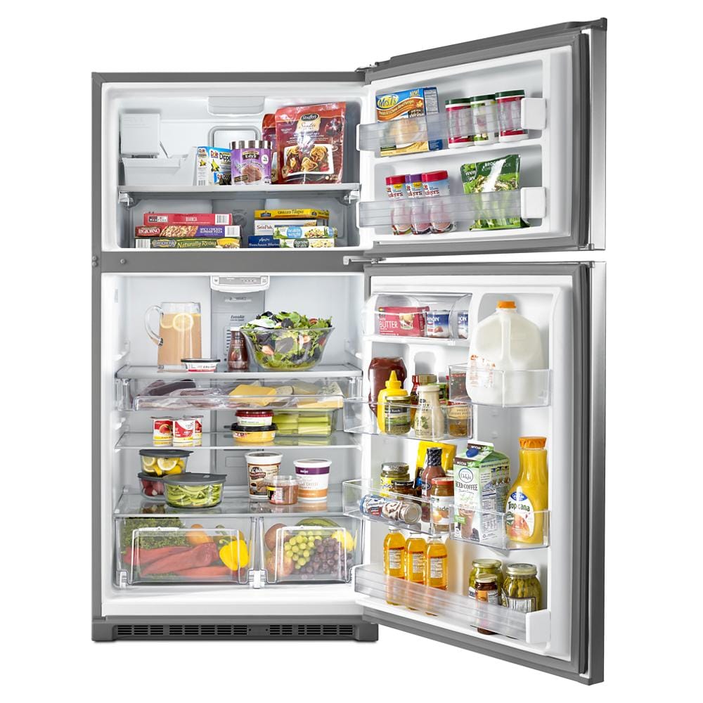 21 cubic foot top freezer refrigerator