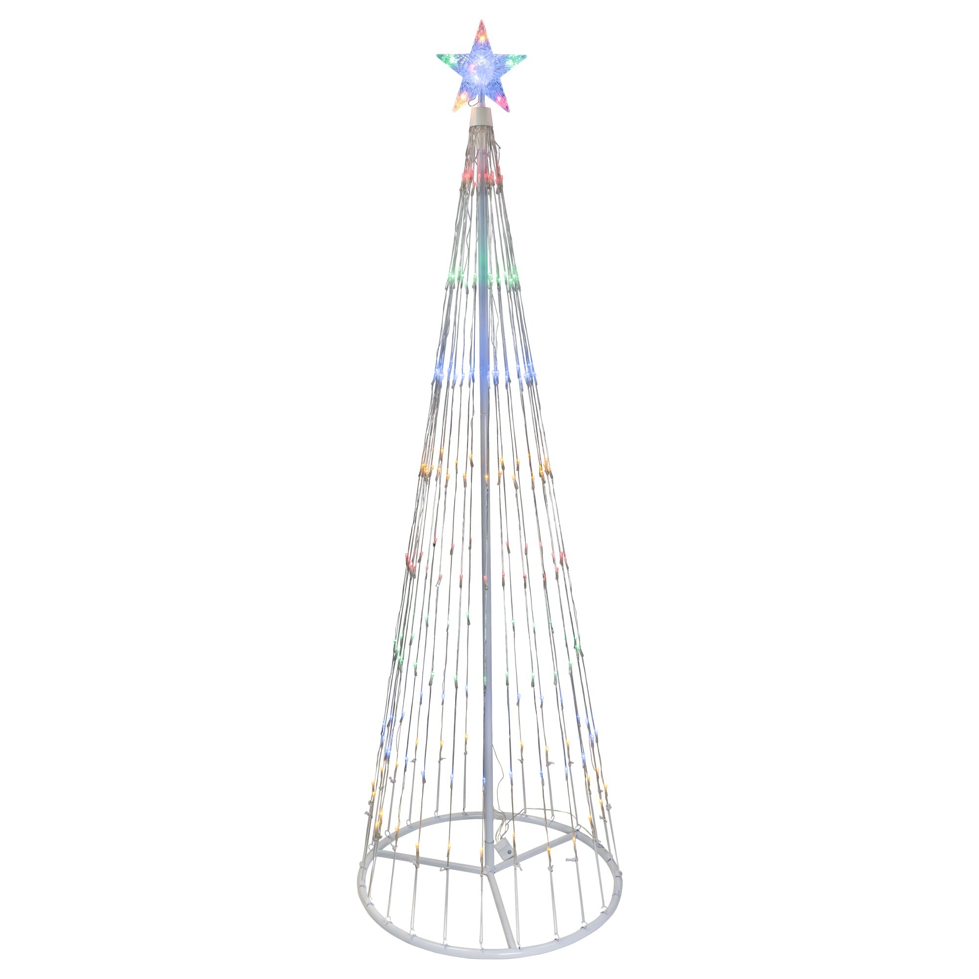 Northlight 32912675 72-in Freestanding Christmas tree Light with Multicolor LED Lights