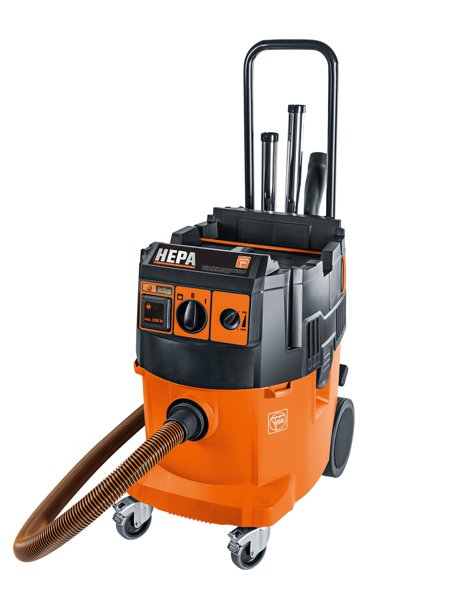 FEIN 92030070990 Turbo II X AC PRO Set HEPA 9.2-Gallons 2.49 HP Corded Wet/Dry Shop Vacuum with Accessories Included