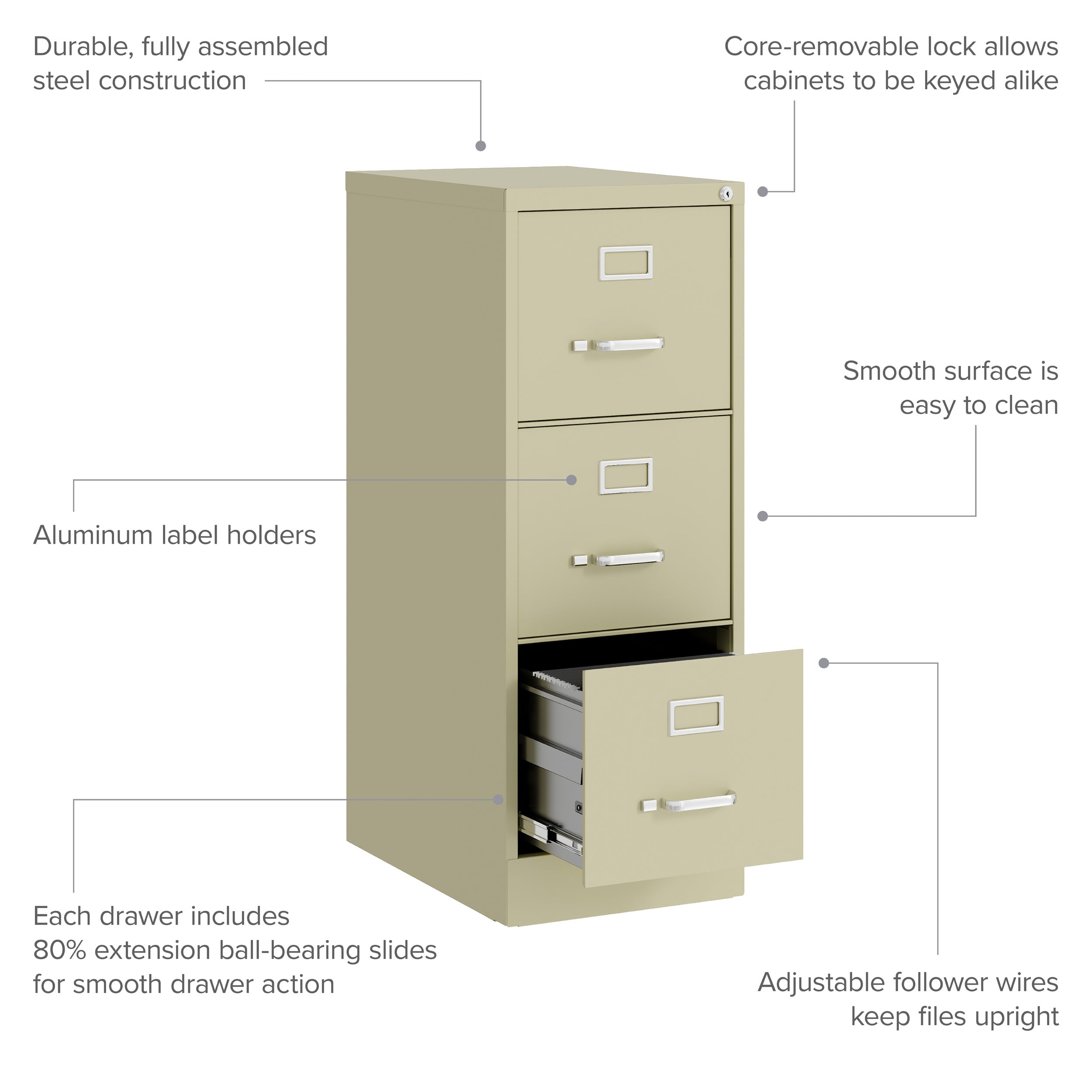 Hirsh 24855 Filing-Cabinets - View #6