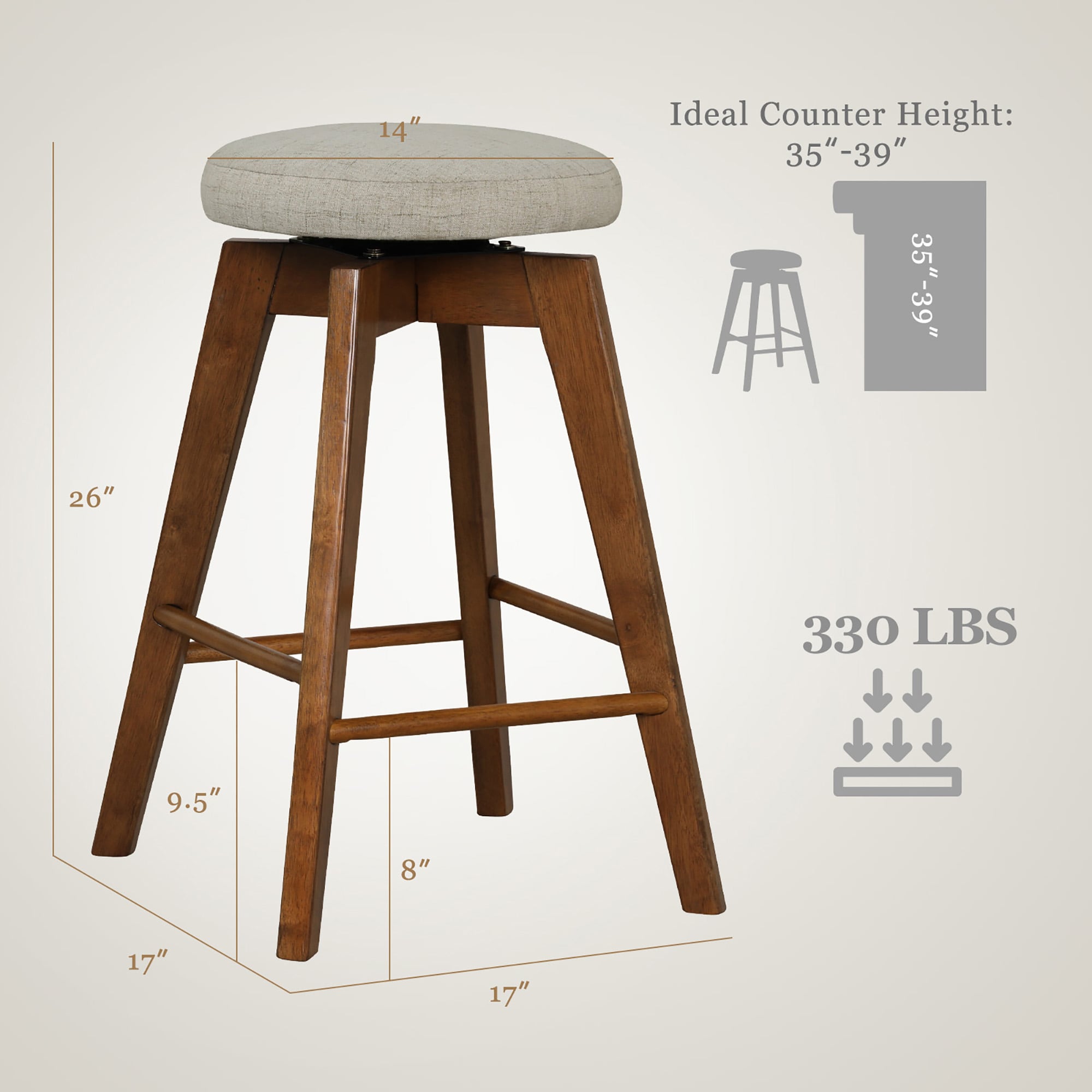 Goplus LWS00287 stools - View #2