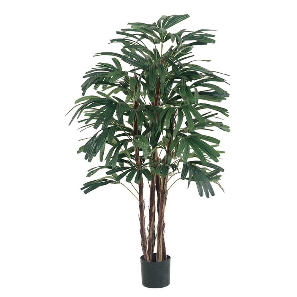 Allstate Floral LPR314-GR/TT 48-in Two Tone Green Indoor Floor Raphis Artificial plant