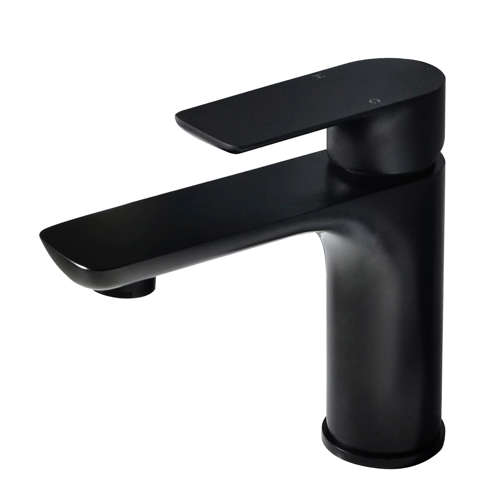 Cobbe LSSLBFD0101B Black Widespread 1-handle Low-arc Residential Handle Bathroom Sink Faucet