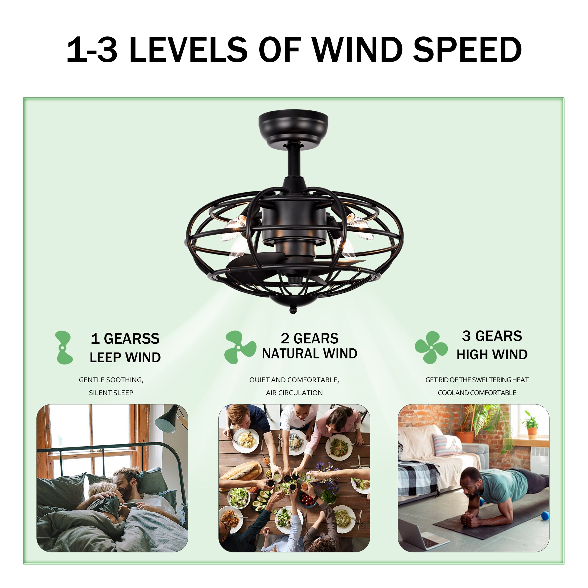 JIMSMAISON JMHECF28-18MB Ceiling-Fans - View #5