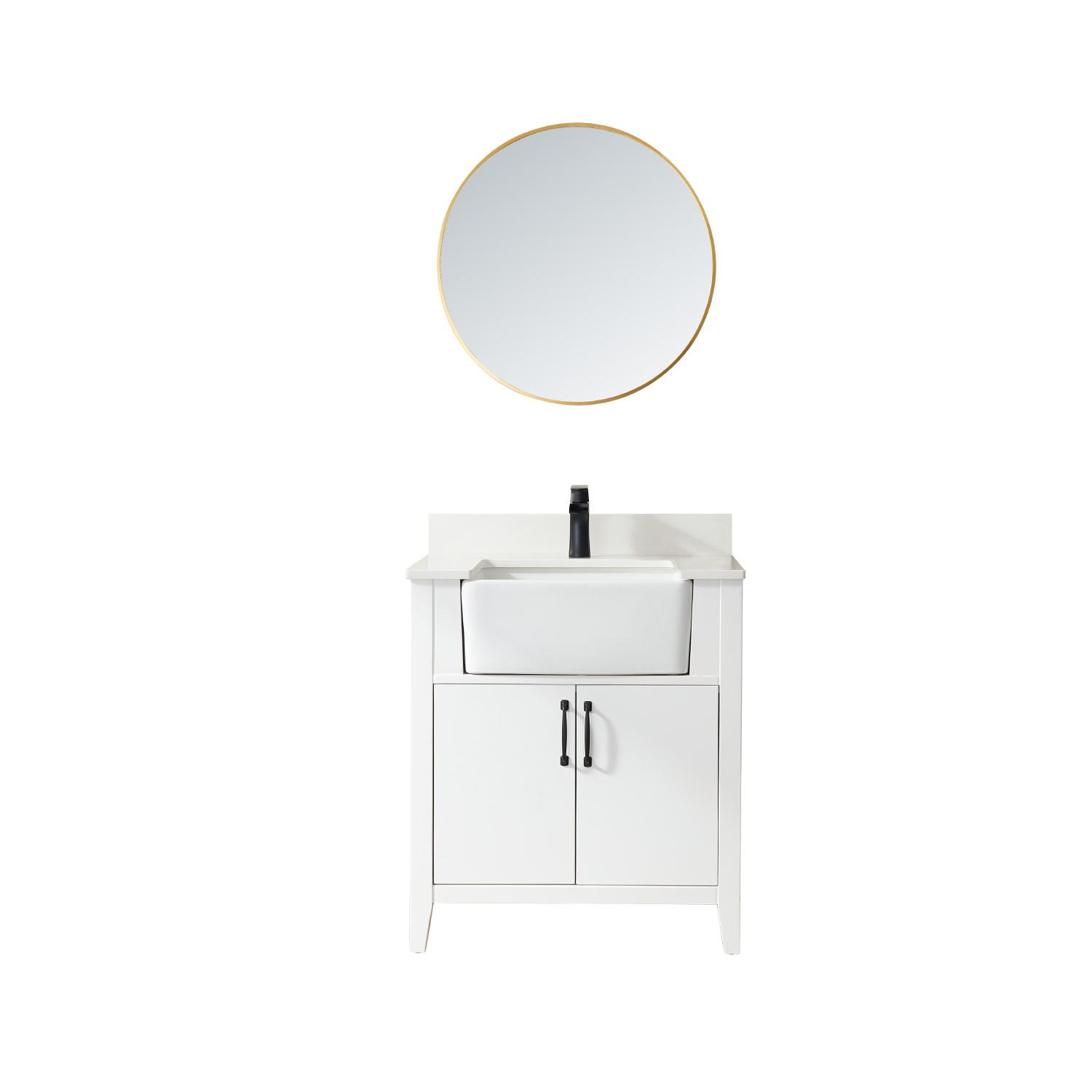 Vinnova 797030-WH-WH Bath-Vanity-Combo - View #8