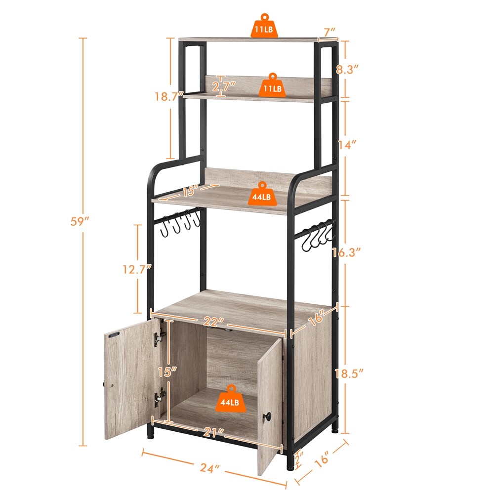 Yaheetech LSYFWY0001 Dining-Kitchen-Storarge - View #3