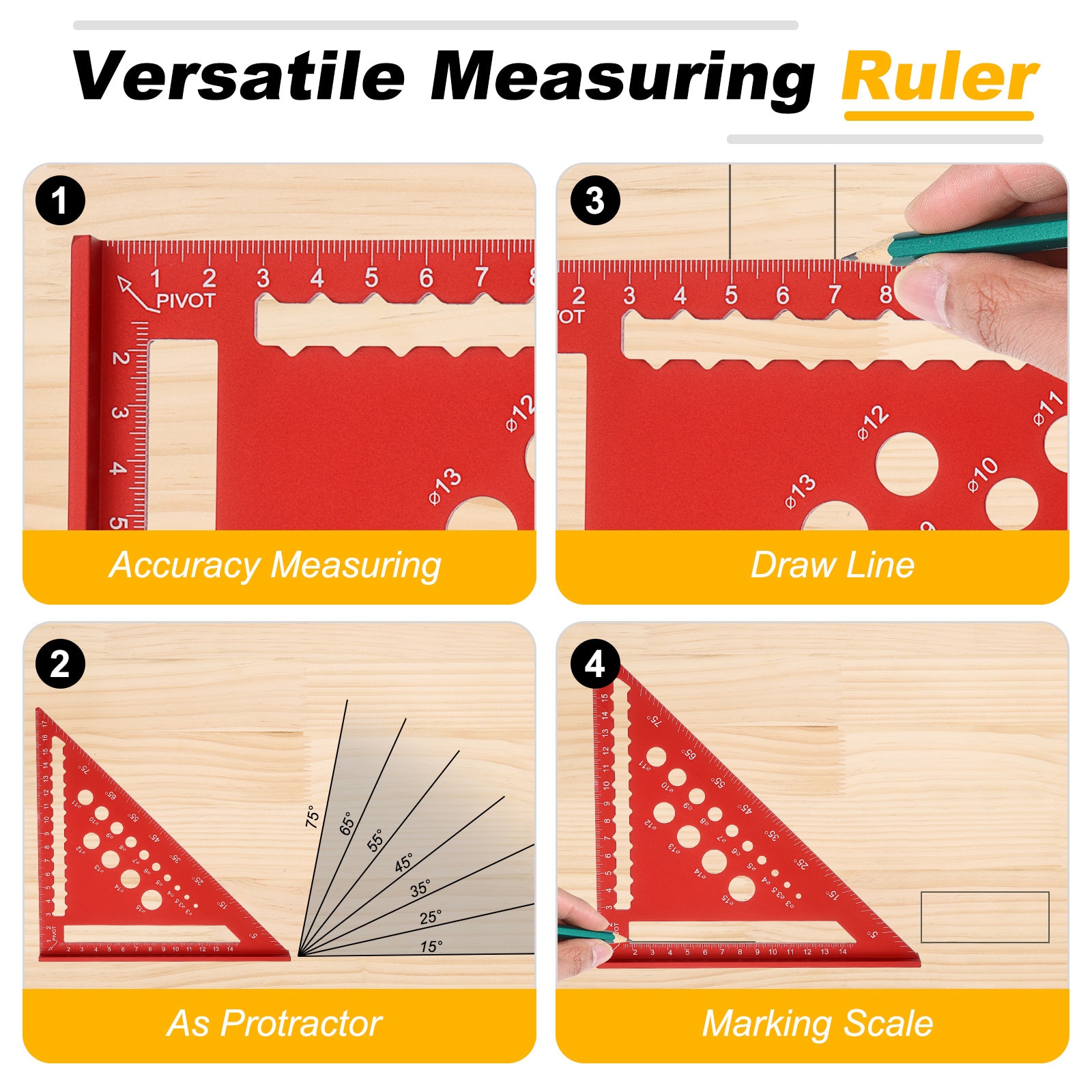 Harfington S26062500UX2211 Yardsticks-Rulers - View #4