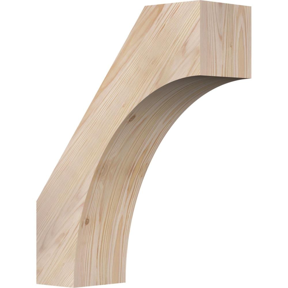 Ekena Millwork BRC06X16X20WTL00SDF 5-1/2-in x 16-in x 20-in Douglas Fir Unfinished Wood Westlake smooth