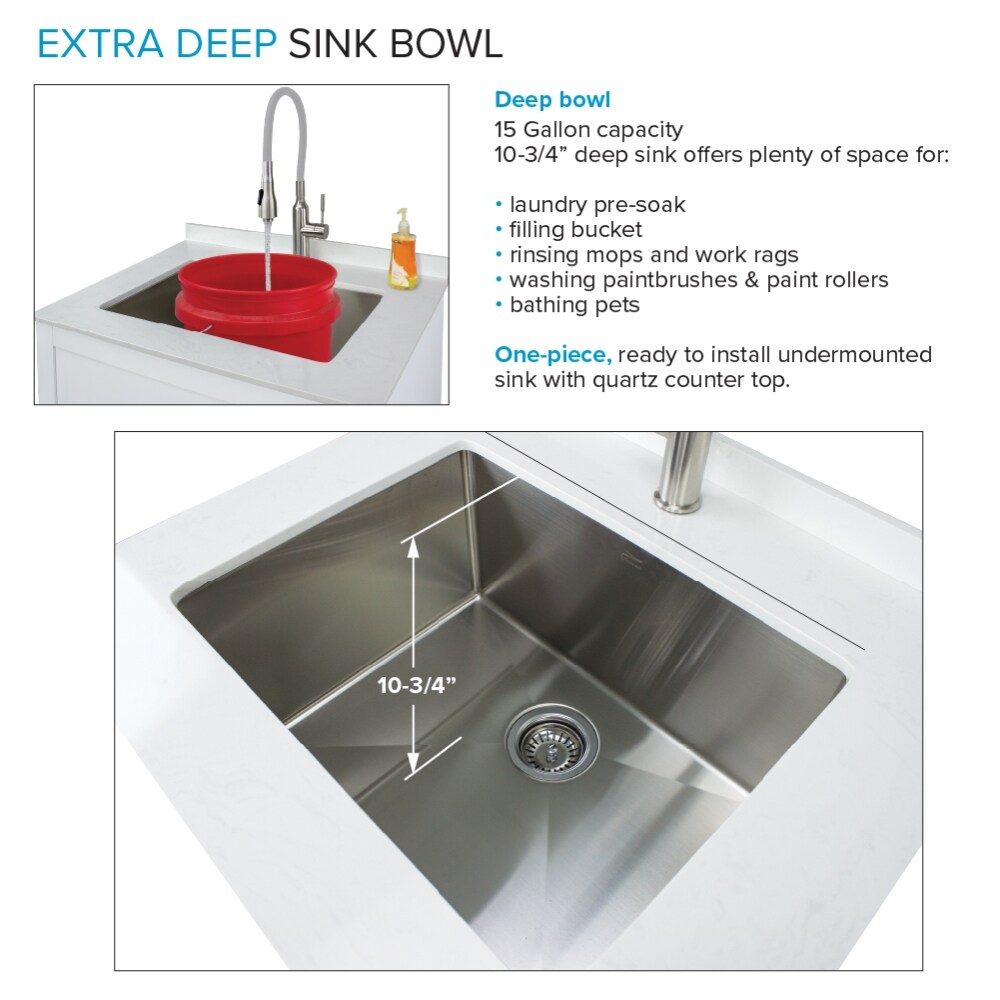 Elkay EWSF26026KWC Utility Sink