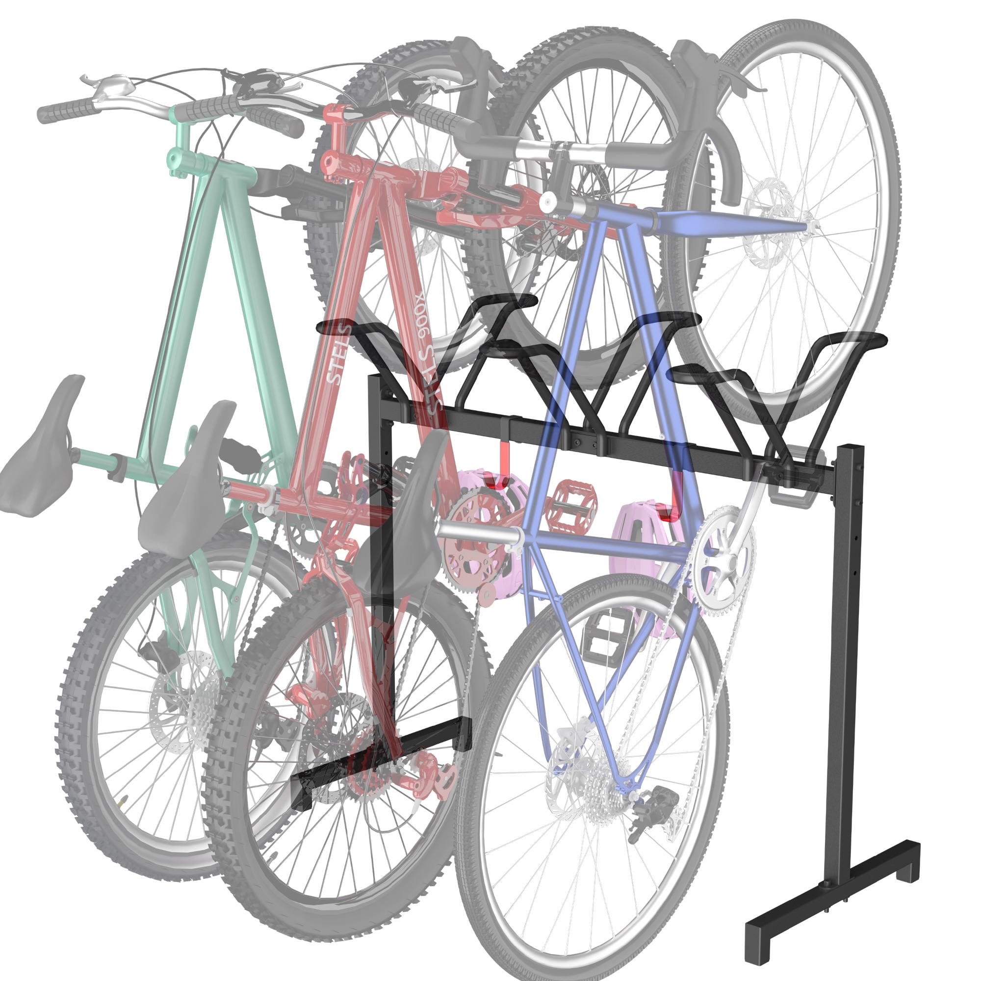 Horizontal Bike Rack w/ Lock SlatWall Accessory – GarageCabinets.com