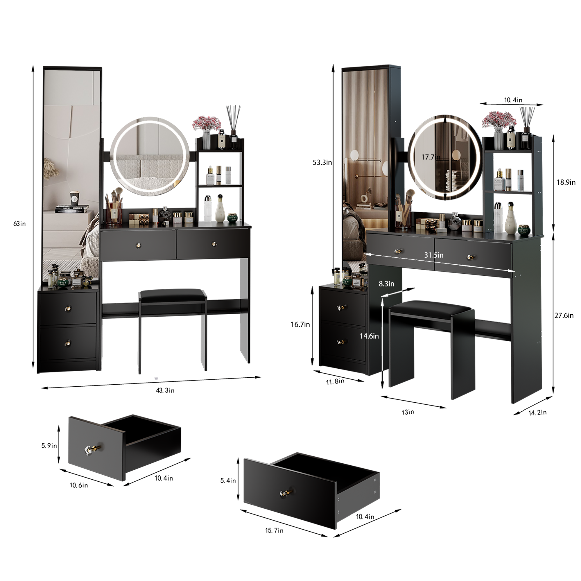 LOVMOR SF-Y-W3258S00004 Decor-Mirrors - View #2