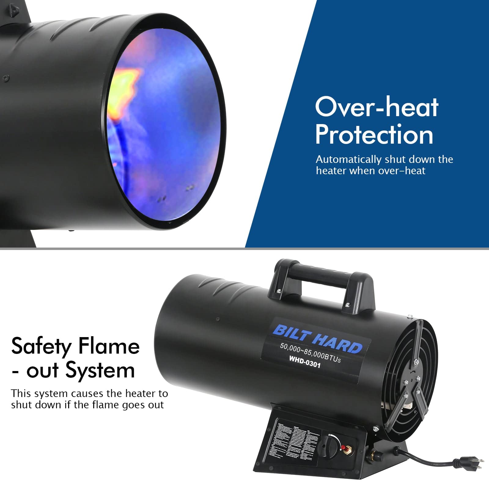 BILT HARD WHD-0301 Portable-Liquid-Propane-Heaters - View #4