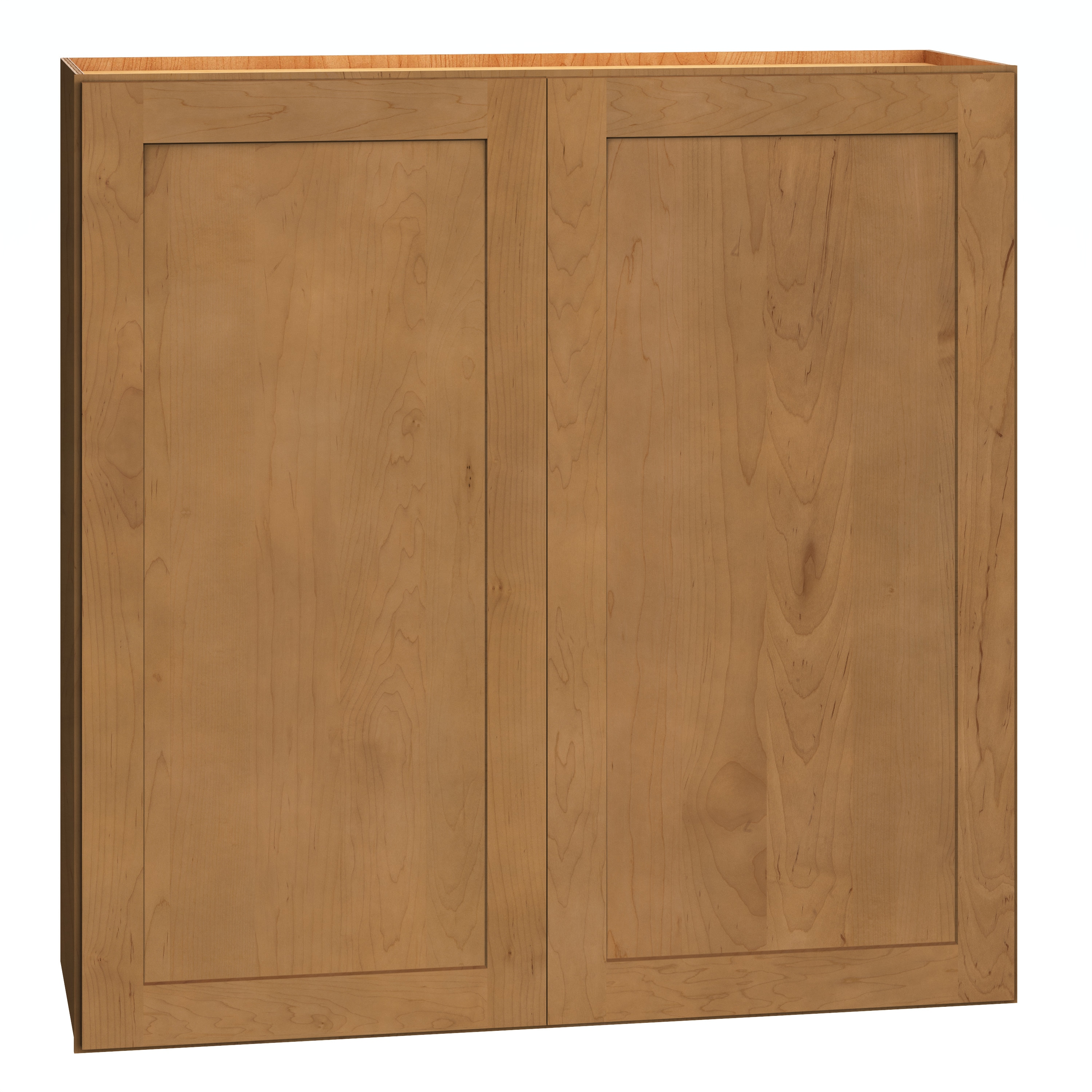 Diamond Express 62L-W3636 Jamestown 36-in W x 36-in H x 12-in D Sahara Brown Wall Fully assembled Plywood Cabinet (Recessed Panel Shaker)