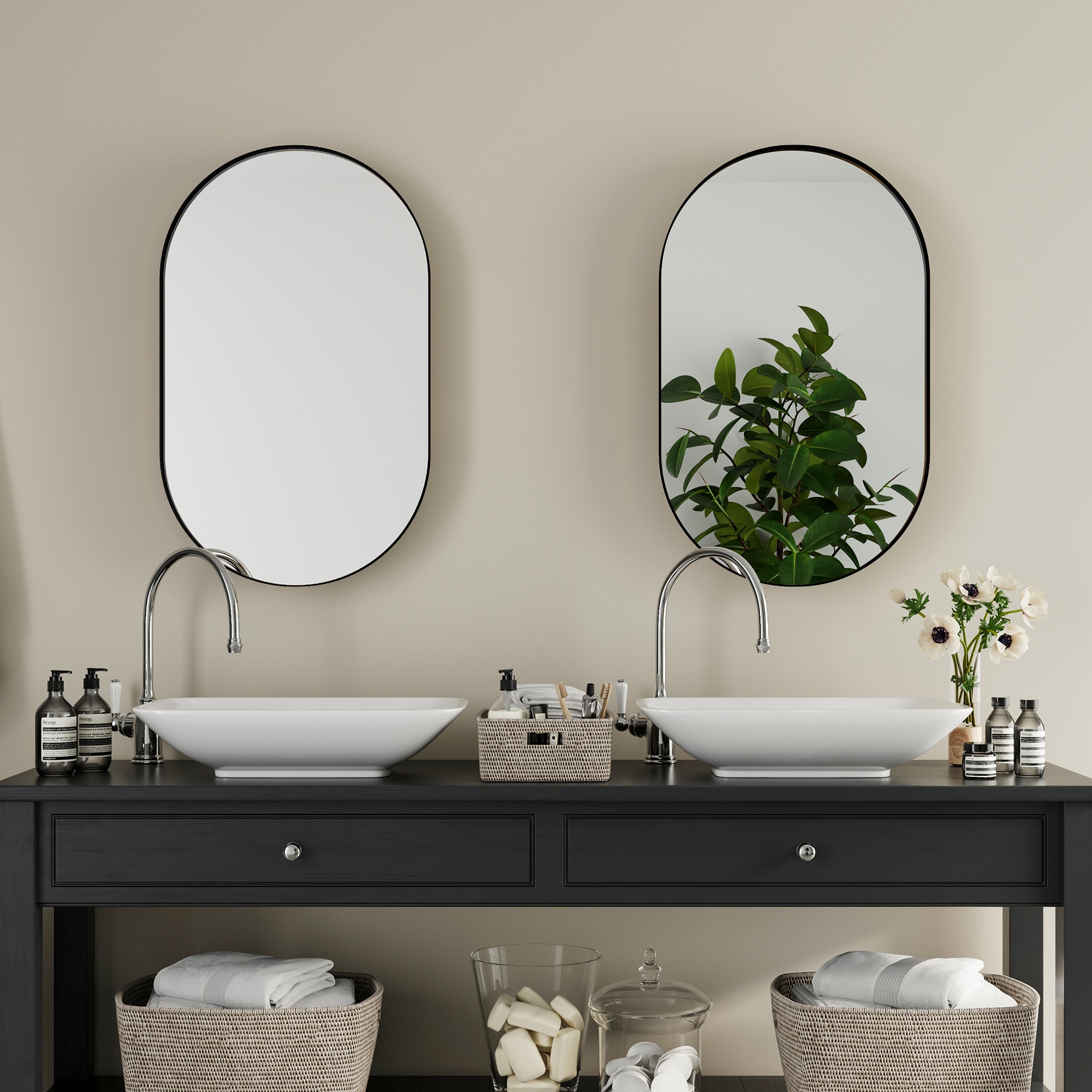 SINOFURN SYD520001BK Bathroom-Medicine-Cabinets - View #6