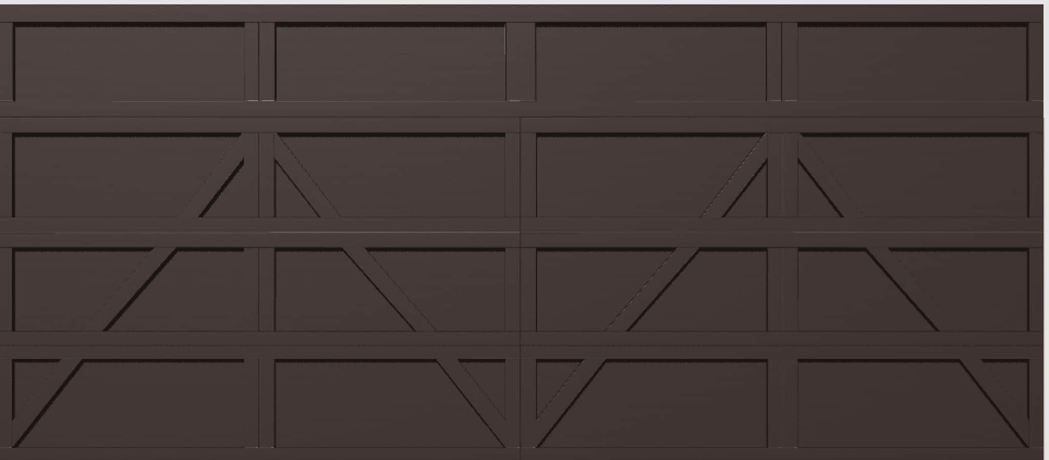 Wayne Dalton WD9405CHBR167 Classic Steel Model 9405 16-ft x 7-ft Insulated Brown Double Garage Door