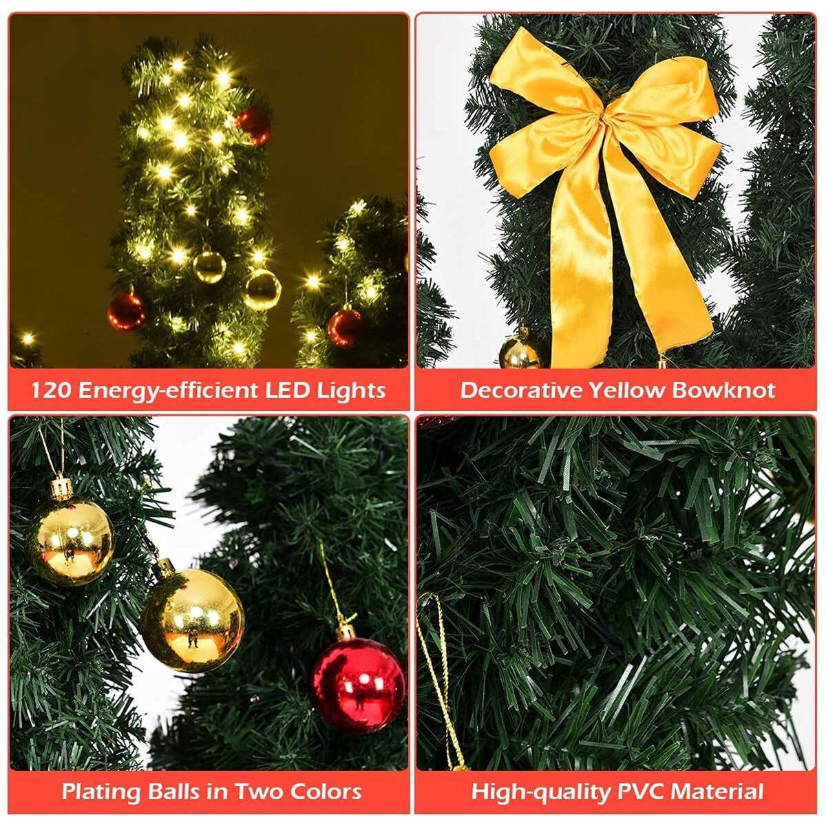 WELLFOR CM-HWY-20644 Artificial-Christmas-Trees - View #6