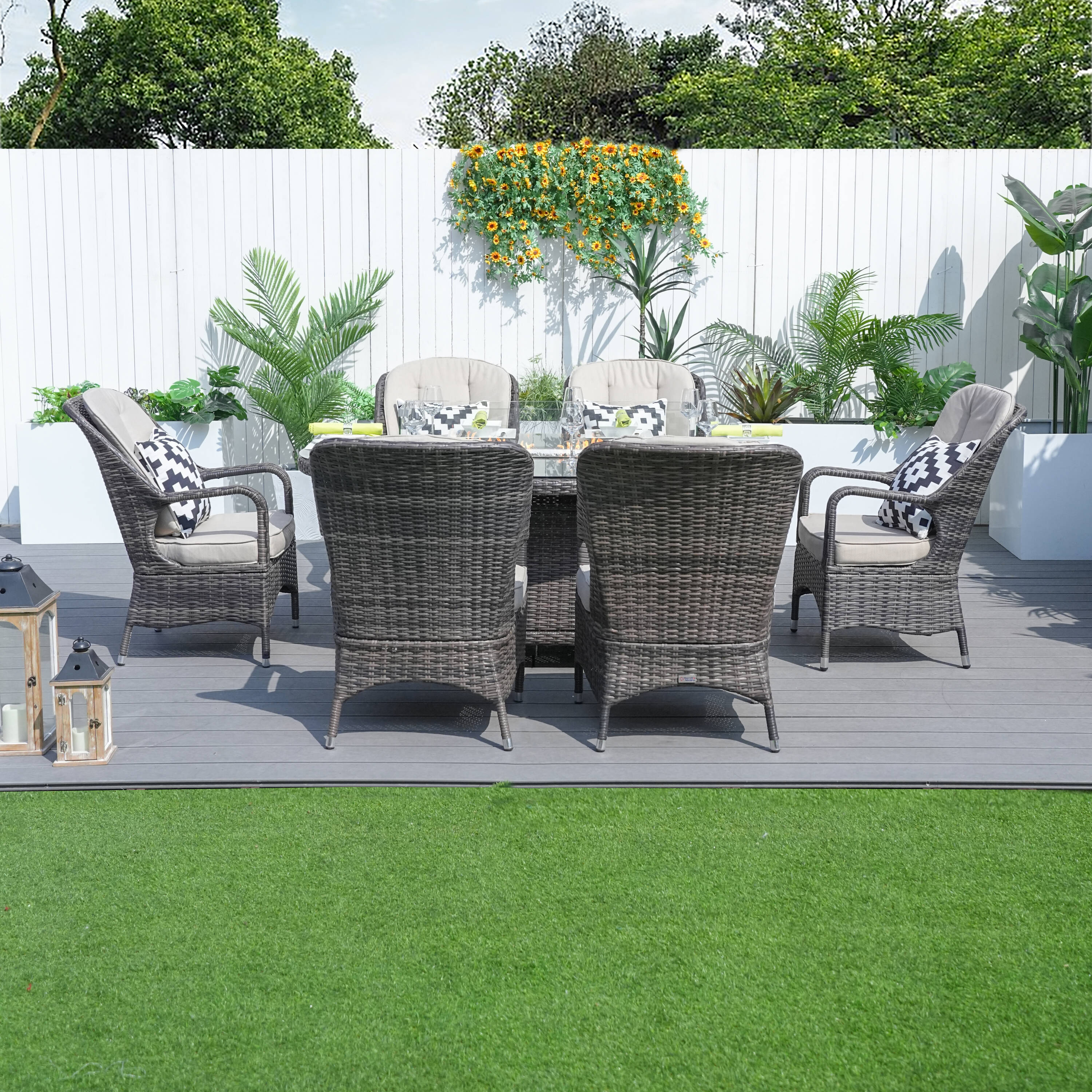 Direct Wicker DWG-1106O Outdoor-Gas-Firepits - View #2