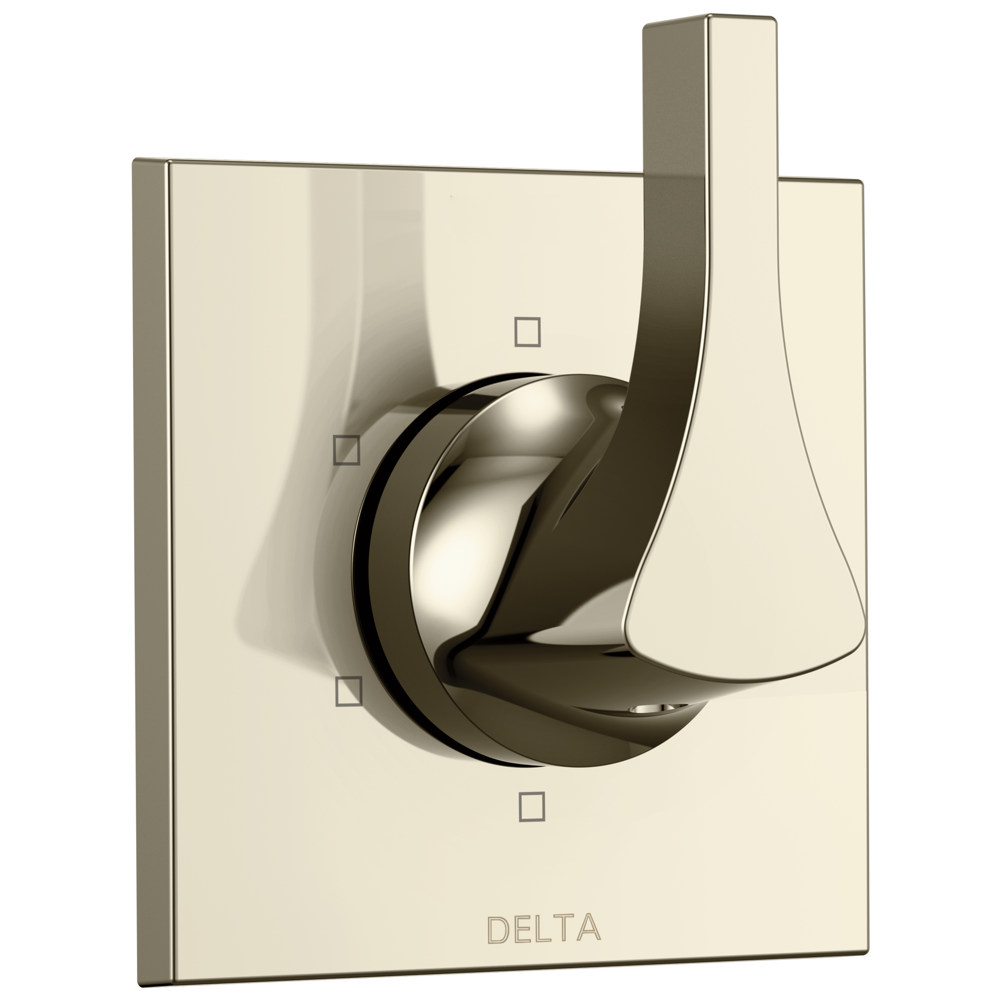 Delta T11974-PN Zura Polished Nickel 2.5-Inches Universal Bathtub/Shower Diverter 0.5-Inches -ID