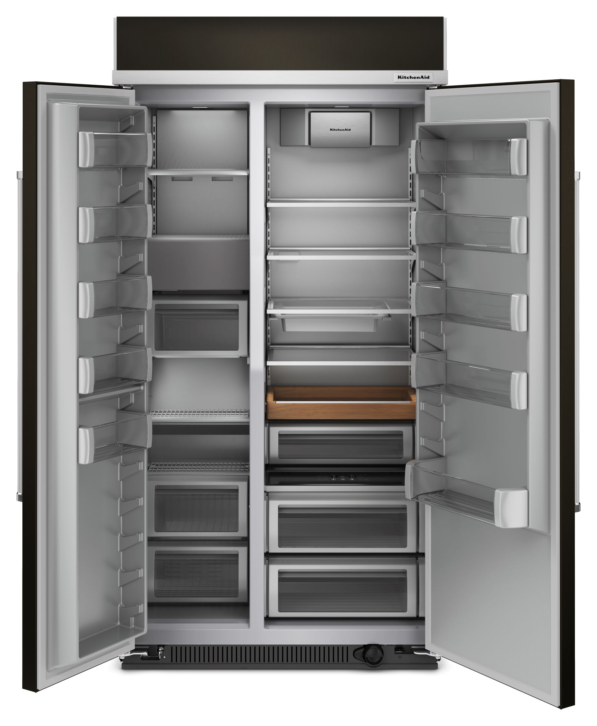 KitchenAid Built-In Fridge (KBSN702MBS) - Black Stainless Steel with PrintShield™ Finish