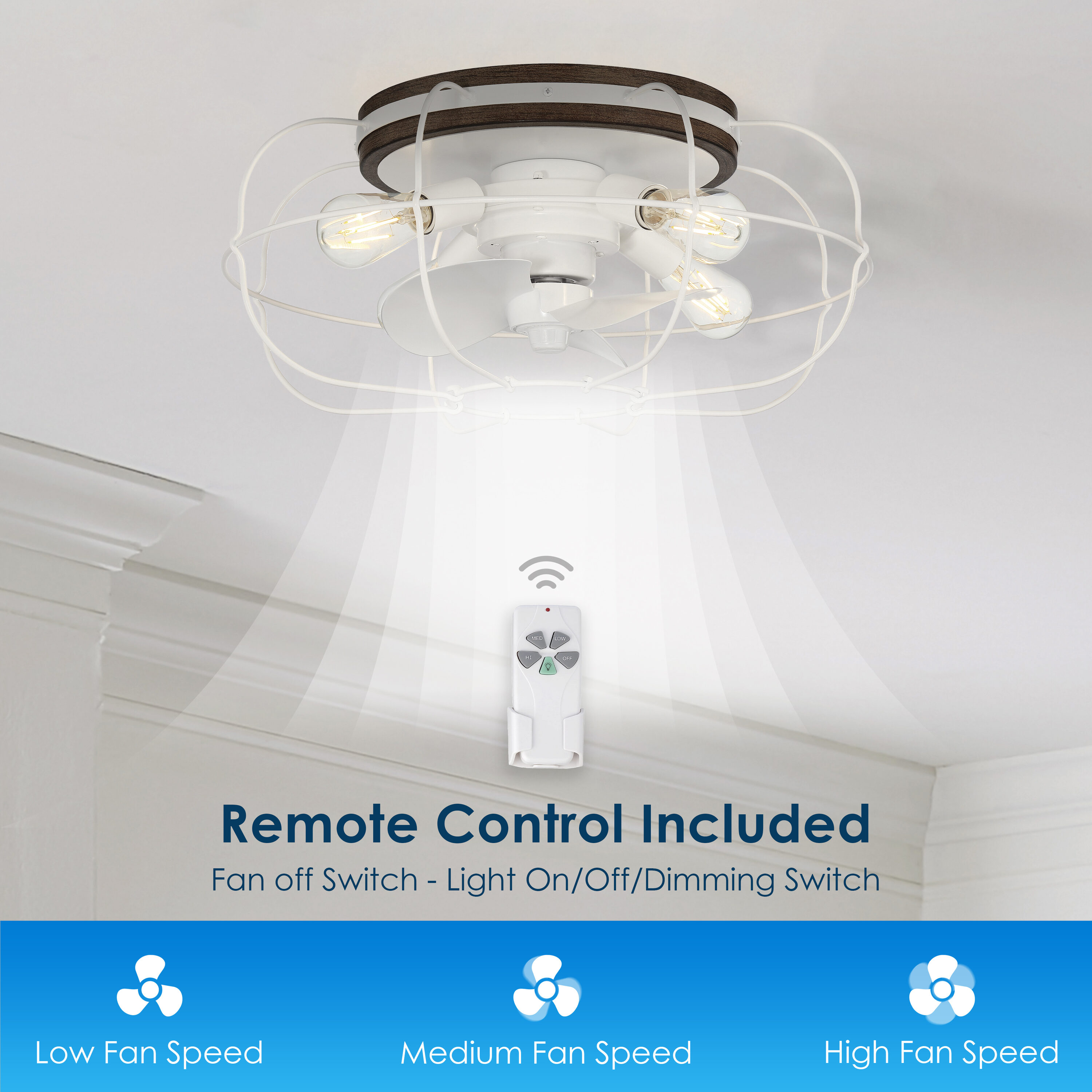 Arranmore Lighting & Fans AR-2339WH Ceiling-Fans - View #3