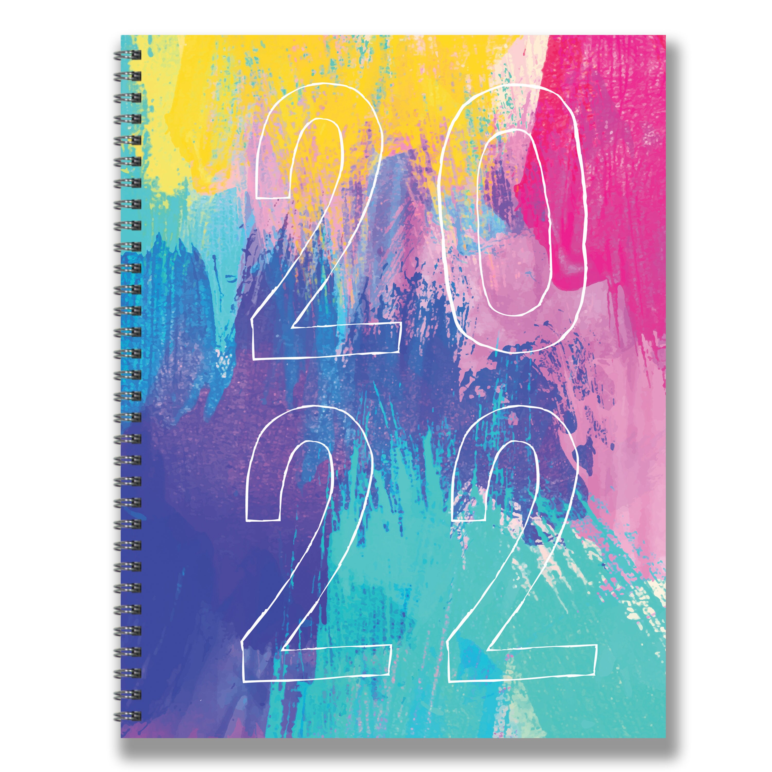 TF Publishing 2022 Paint It Bright Large Weekly Monthly Planner