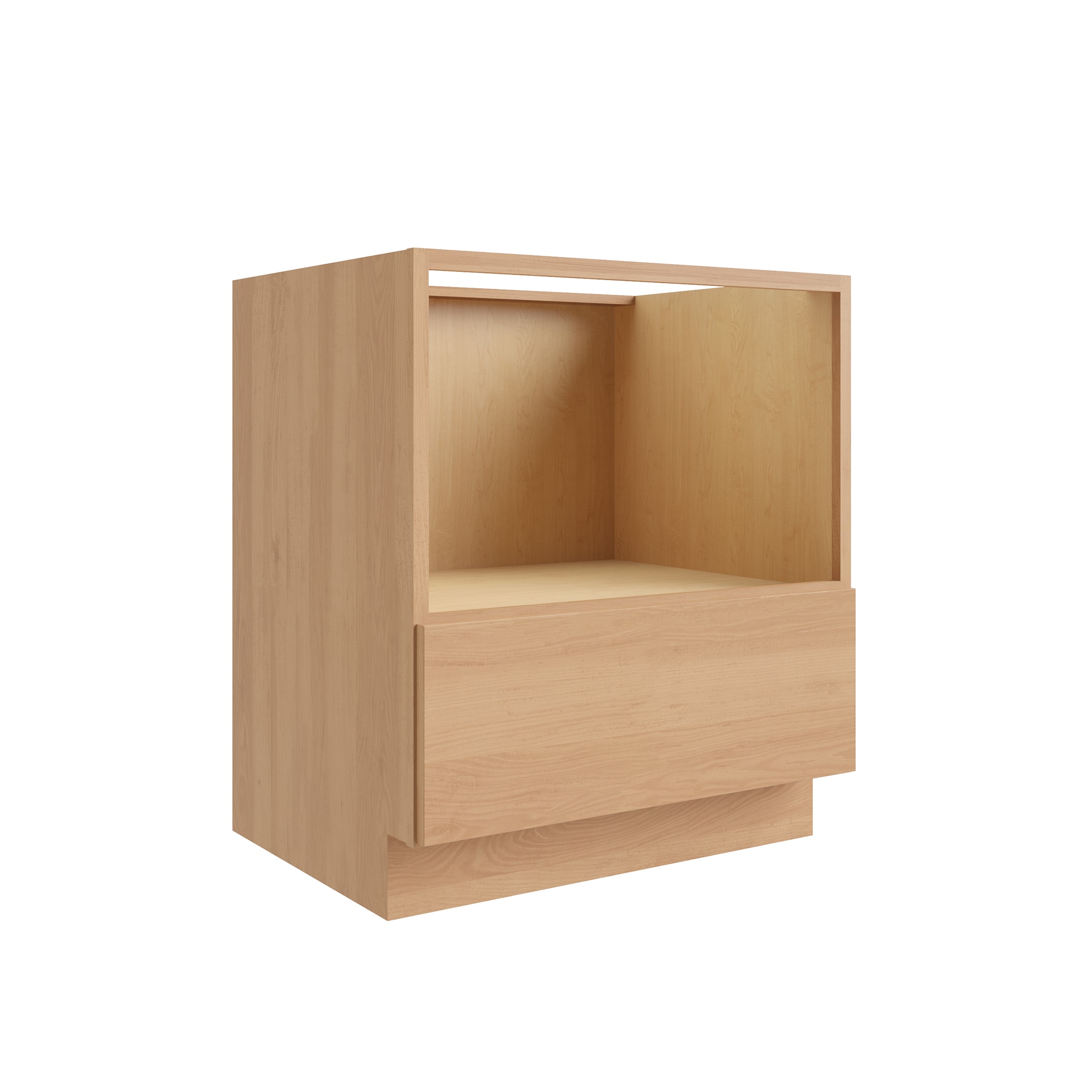 RELIABILT L05-MCB30 Parkstone 30-in W x 34.5-in H x 25-in D Wheat Rubberwood Microwave Base Fully assembled Plywood Cabinet Flat Panel