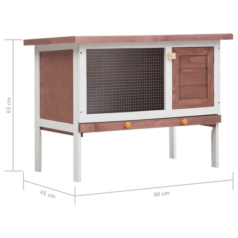 vidaXL 170829 Chicken-Coops-Rabbit-Hutches - View #6