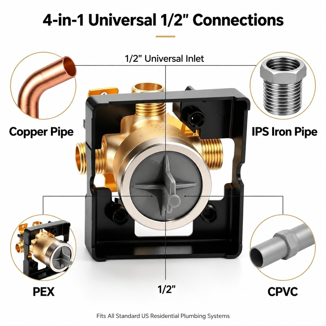 Phyfalip LPF0814P547 Shower-Parts - View #3