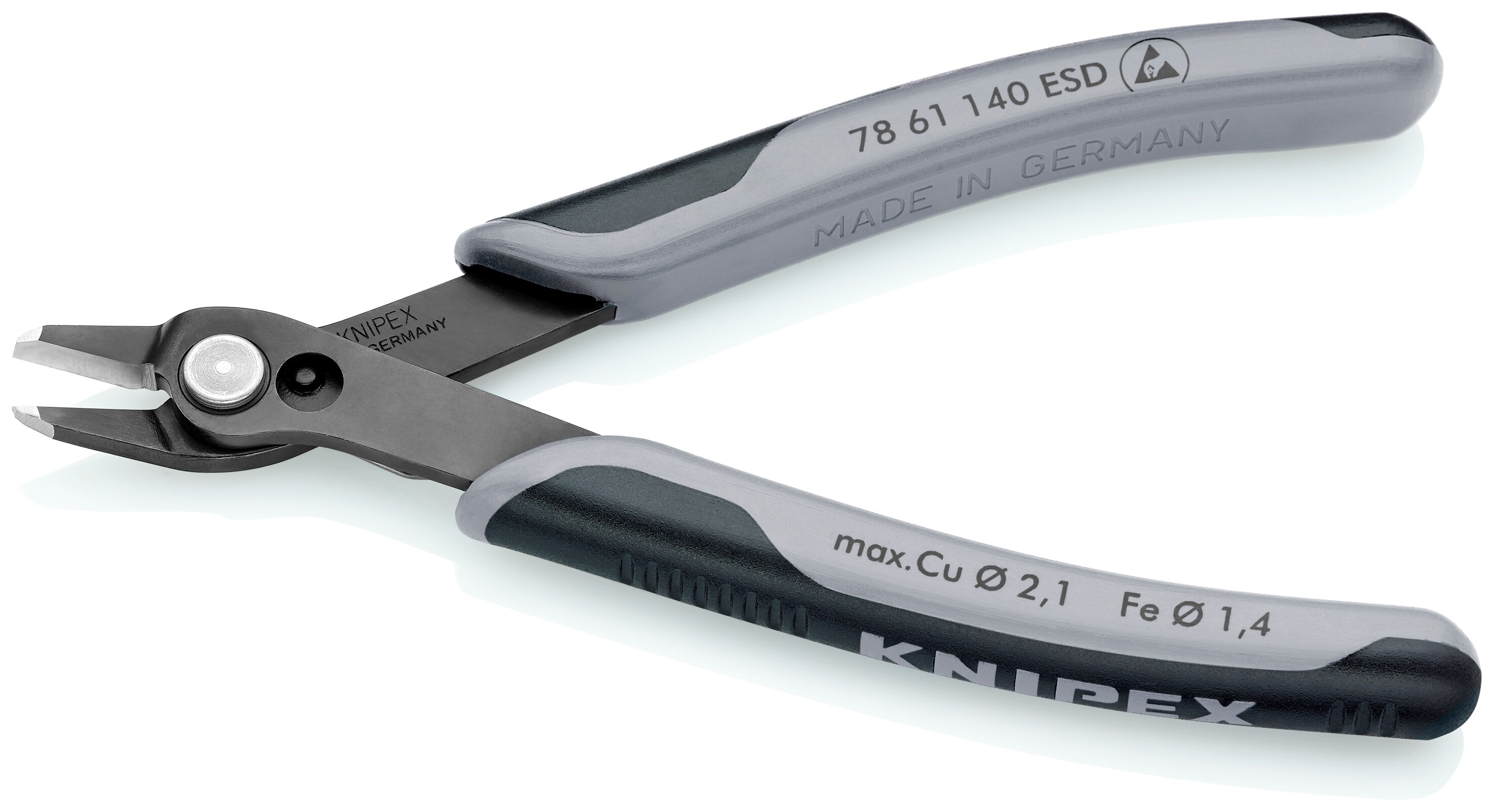 KNIPEX Super Knips 5.49-in Cutting Pliers 78 61 140 ESD at