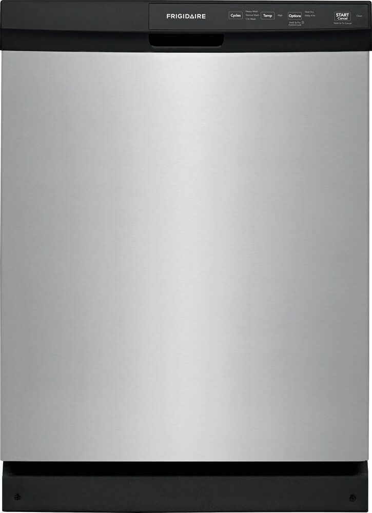 Frigidaire Front Control 24-in Built-In Dishwasher (Stainless Steel) ENERGY STAR, 55-dBA