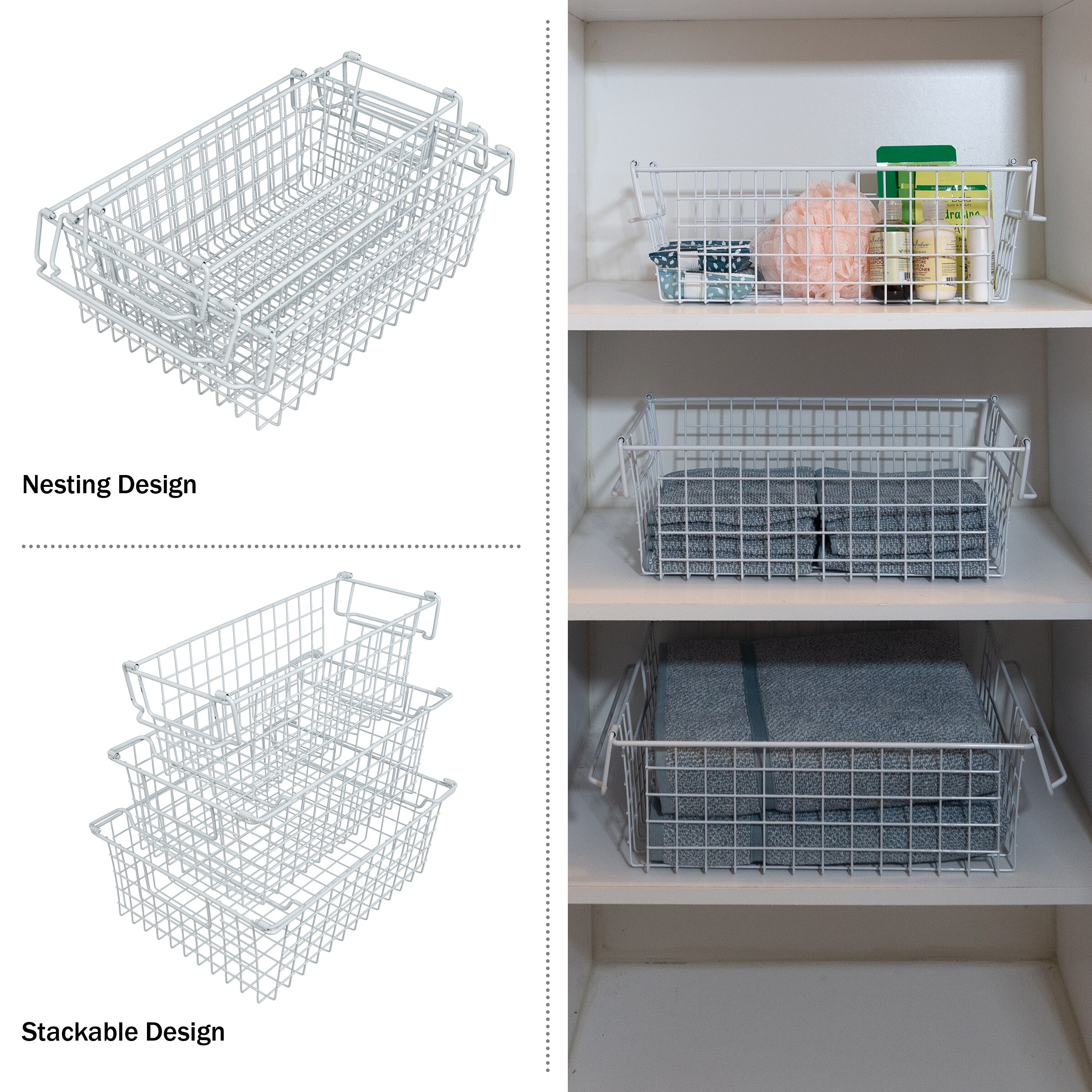 Home-Complete ST-HOME3-WHT Bins-Baskets - View #9