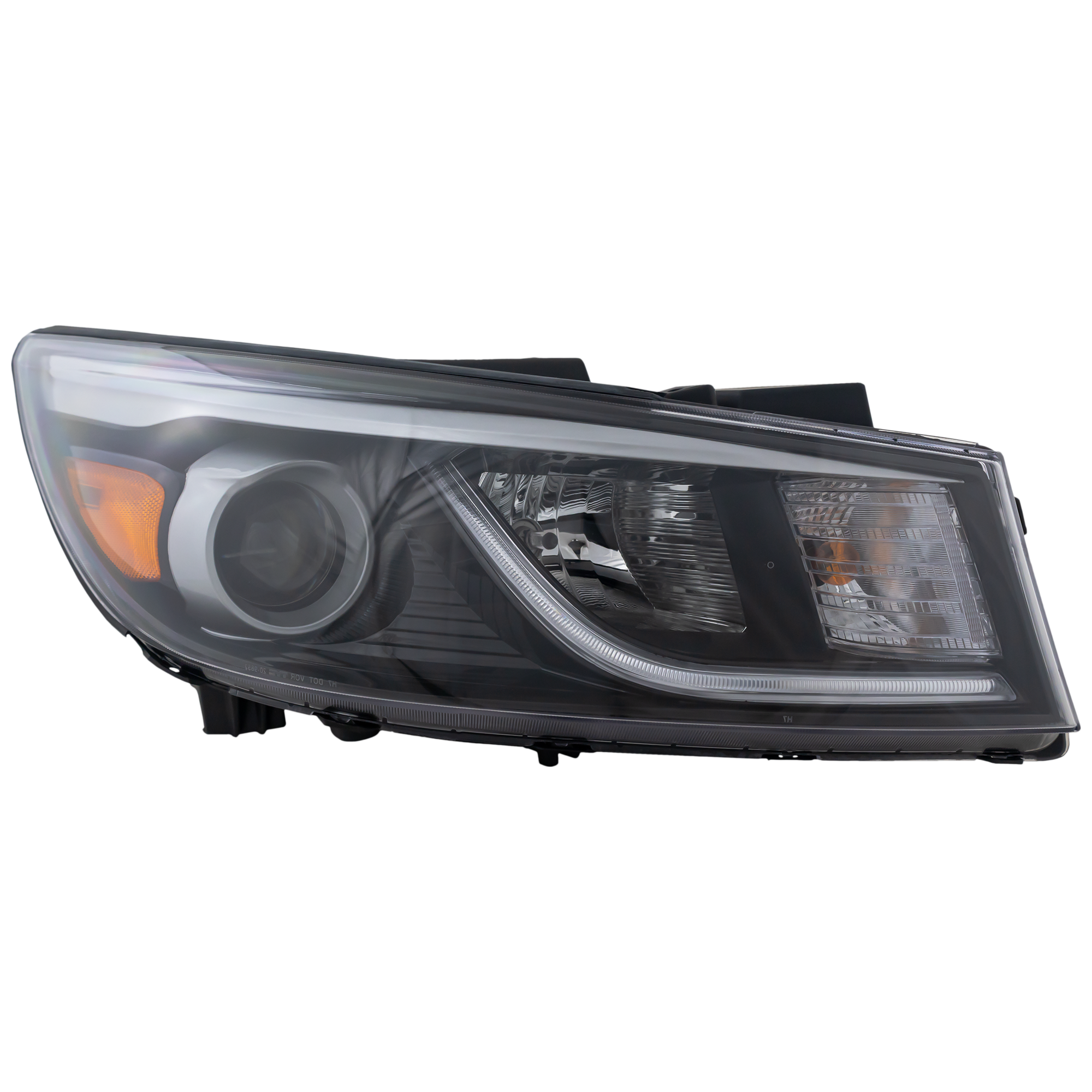 Garage-Pro JCWREPK100195GP Headlight For Kia Sedona 2015-2018 Rh Assembly Halogen with LED Position Light Ex/l/lx Models