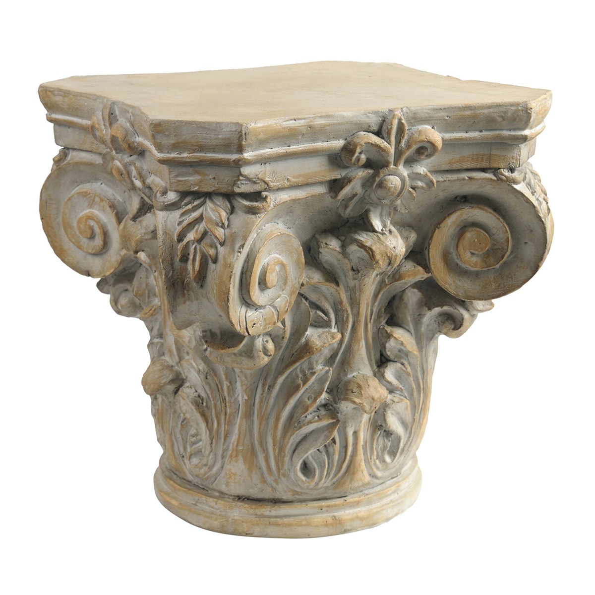 A&B Home 73466 18.5-Inches H x 18-Inches W Off-white Garden Statue