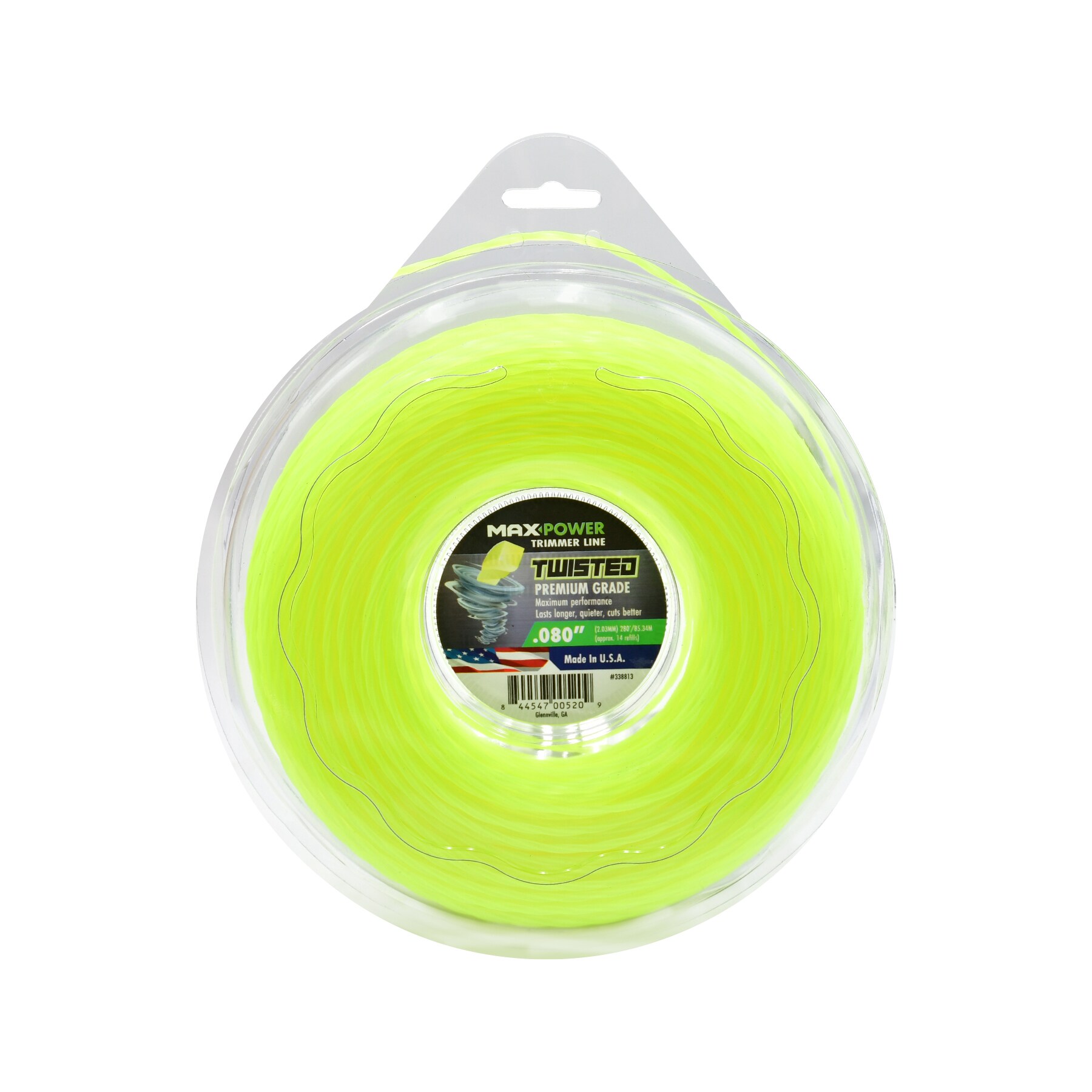 MaxPower 0.080 in x 280 ft Spooled Trimmer Line in the String