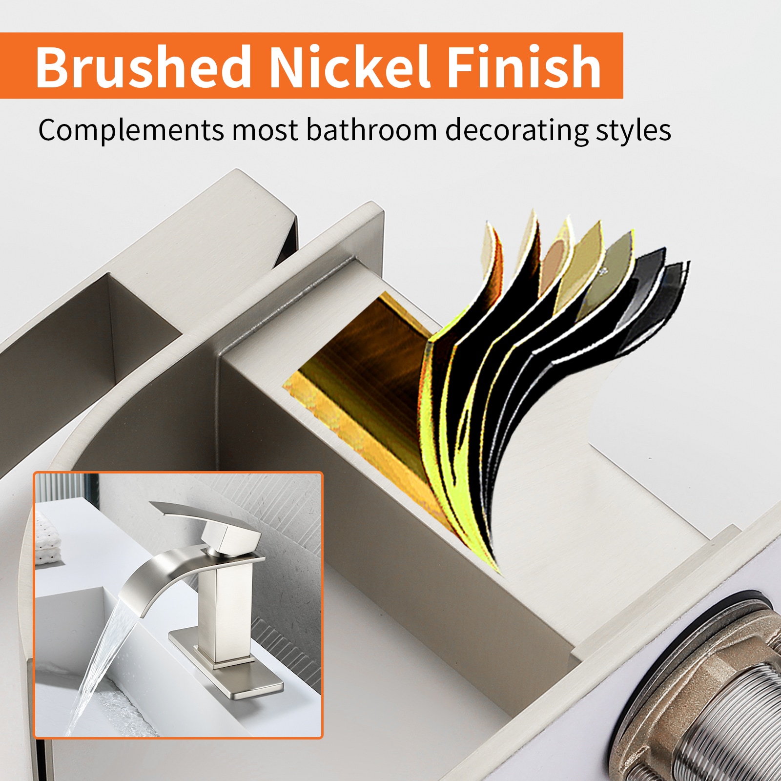 WELLFOR SPA-27007BN Lavatory-Faucets - View #7