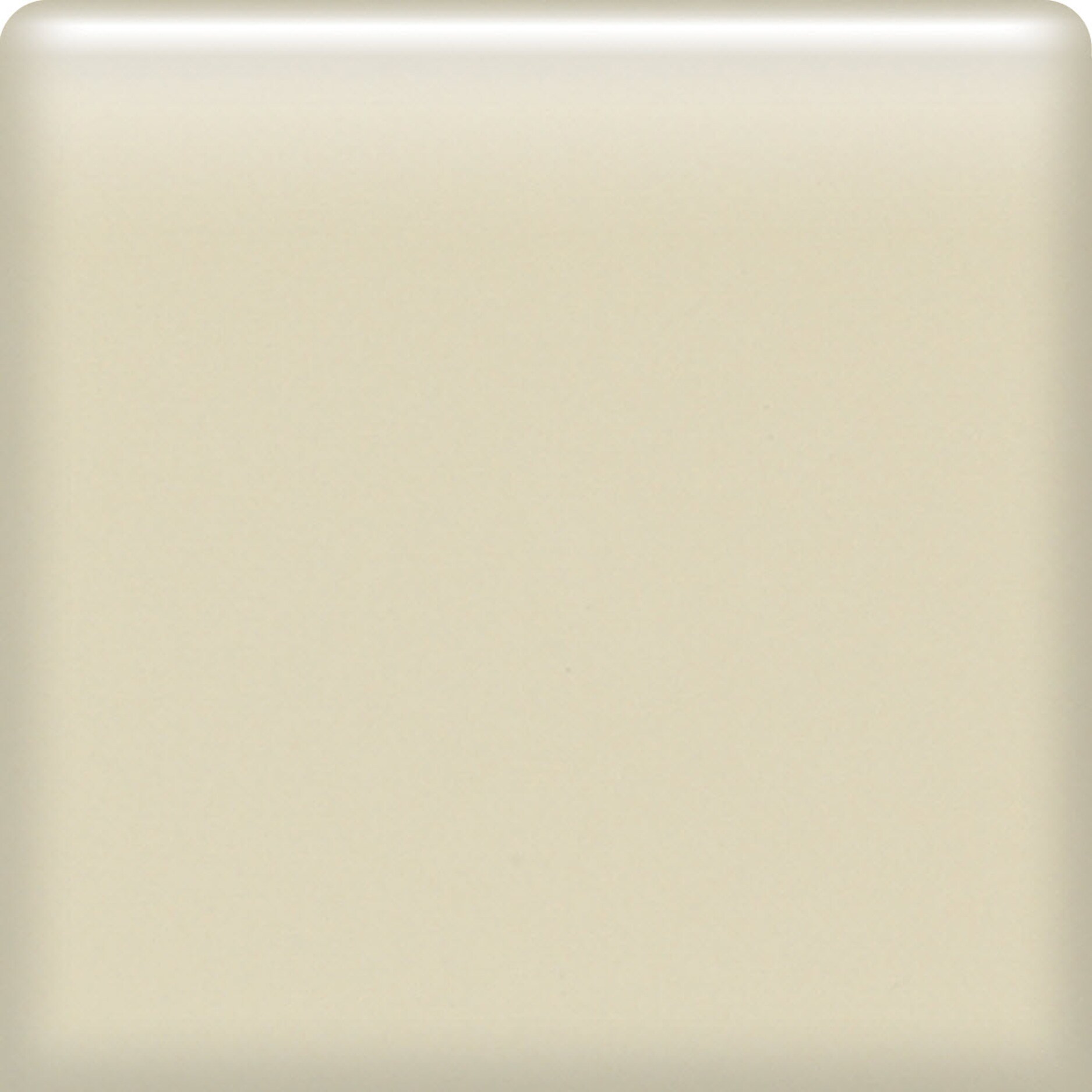 American Olean 0067SCRL4449SP Matte Sand Dollar Ceramic Bullnose Corner Tile (4-in x 4-in)