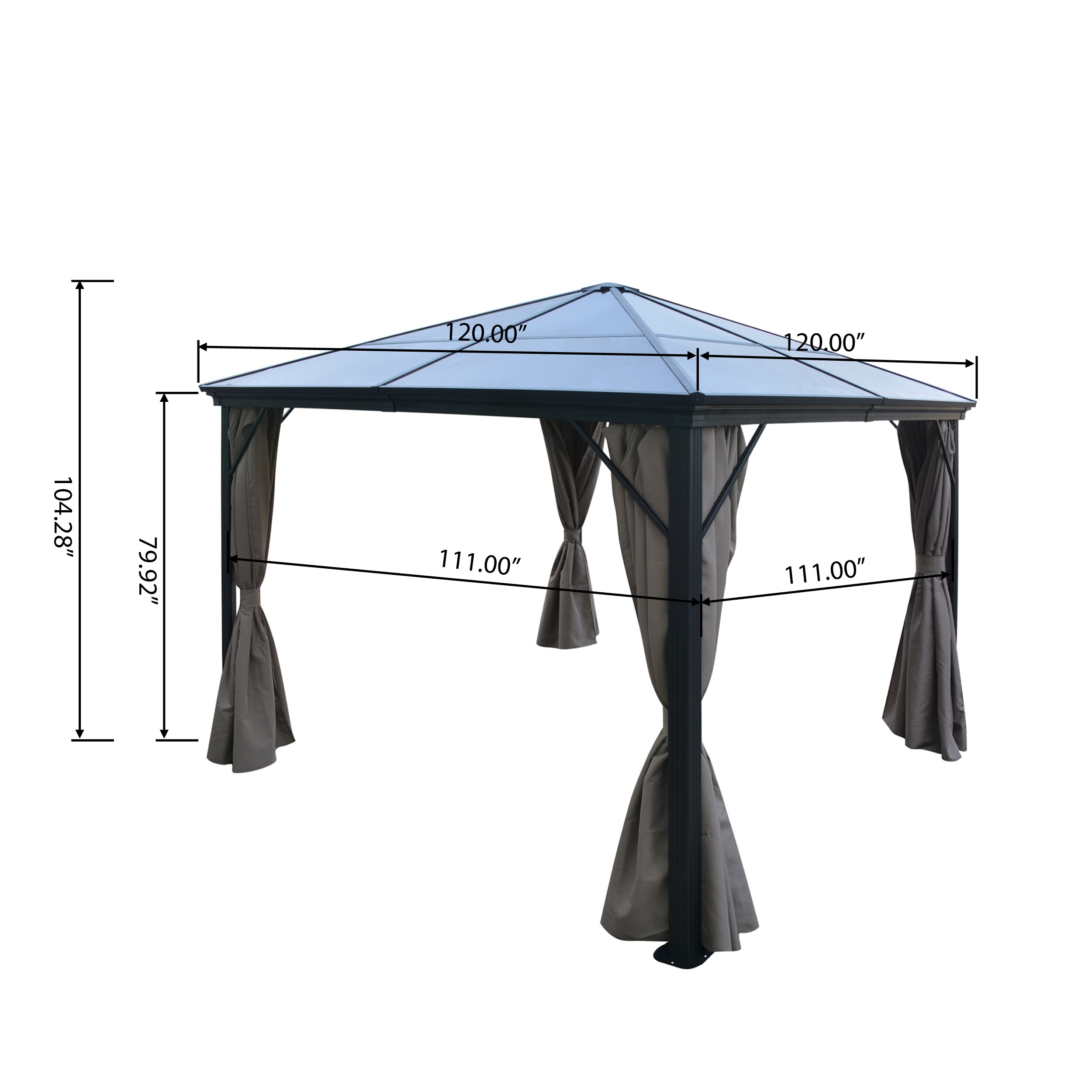 Best Selling Home Decor 303378 Wood-Resin-Gazebos - View #3