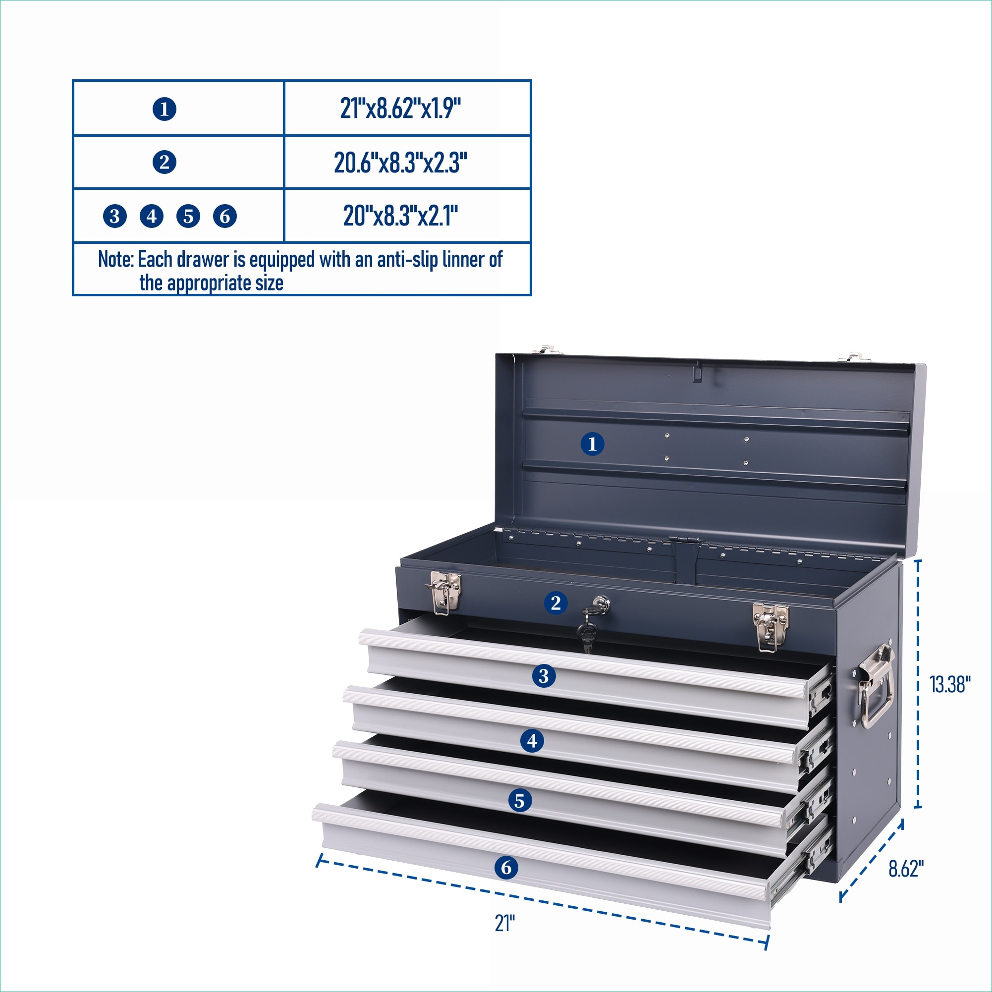Watnature A3G78KTJYJAU Tool-Boxes - View #2