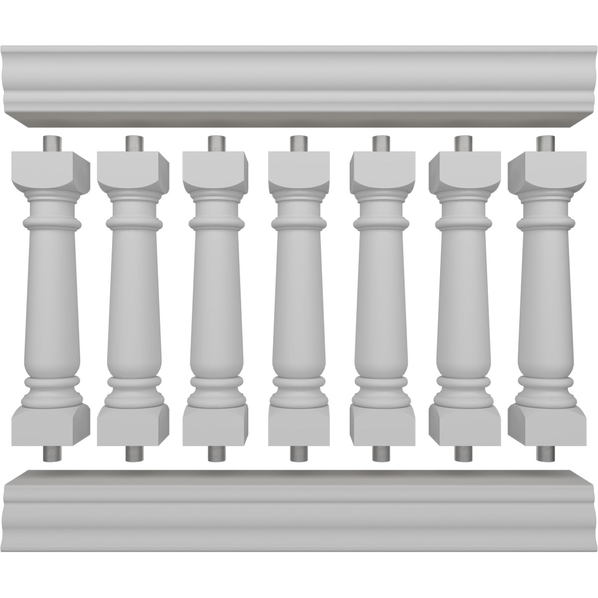 Ekena Millwork BALK38X048WEG railings - View #5